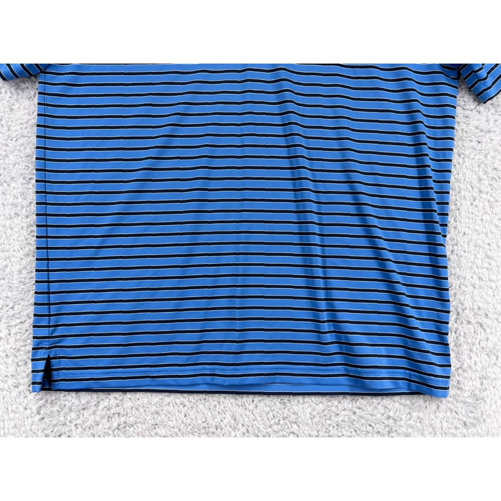 Vintage Greg Norman Polo Shirt Mens XL Blue Striped Golf Polyester Polo Shirt Golf Size US XL / EU 56 / 4 - 6 Thumbnail