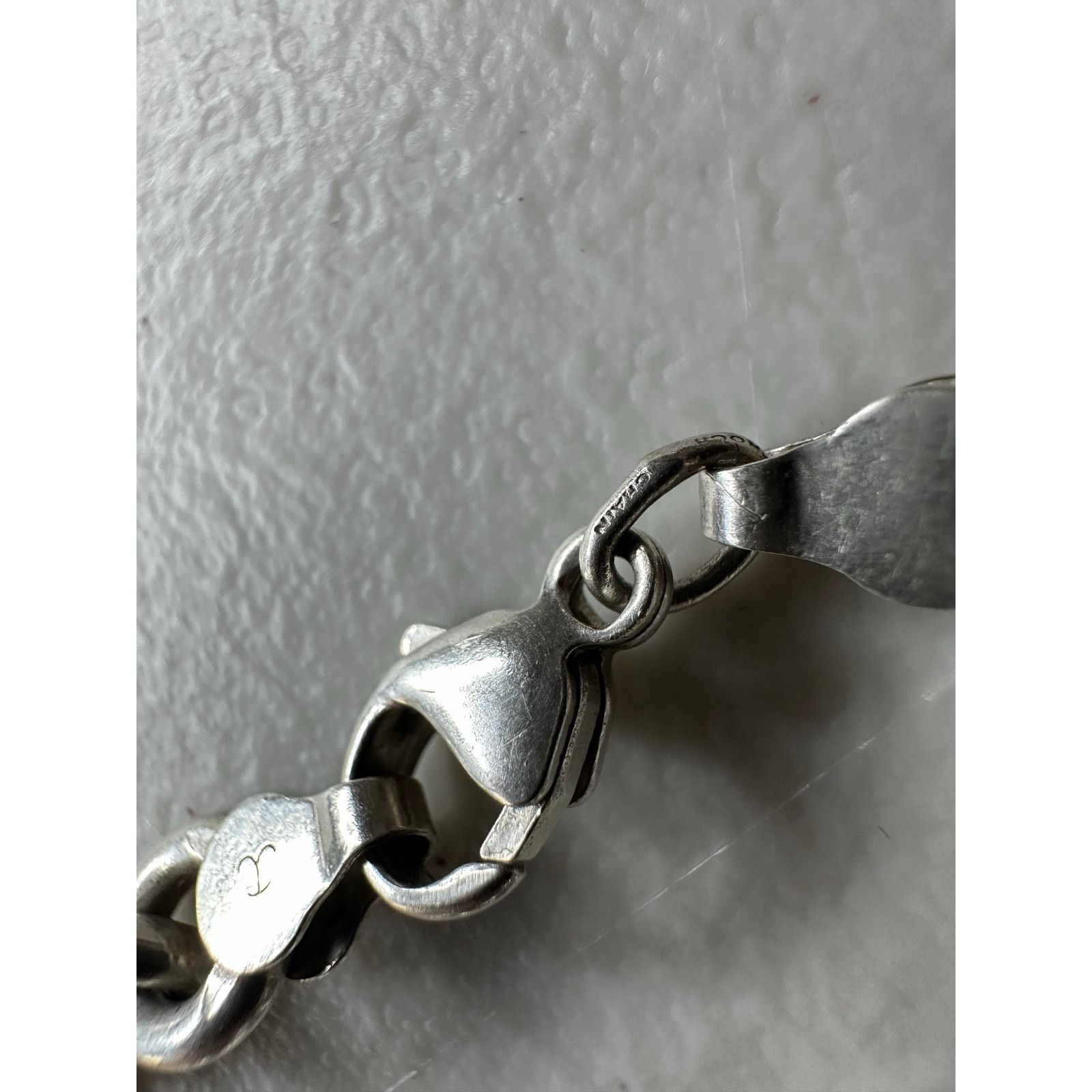 & Other Stories 925 Sterling Silver Rolo Belcher Link Chain Bracelet Heavy Size ONE SIZE - 2 Thumbnail