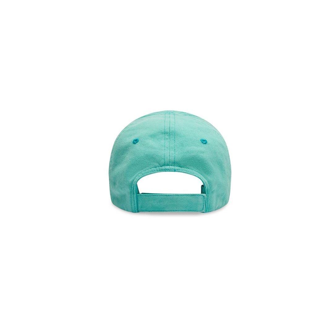 Balenciaga o1bcso1str1024 Size: L / Logo Front Cap in Blue Size ONE SIZE - 3 Thumbnail