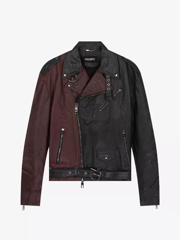 Dolce & Gabbana Dolce & Gabbana Multi Leather Jacket Men l Size US L / EU 52-54 / 3 - 1 Thumbnail