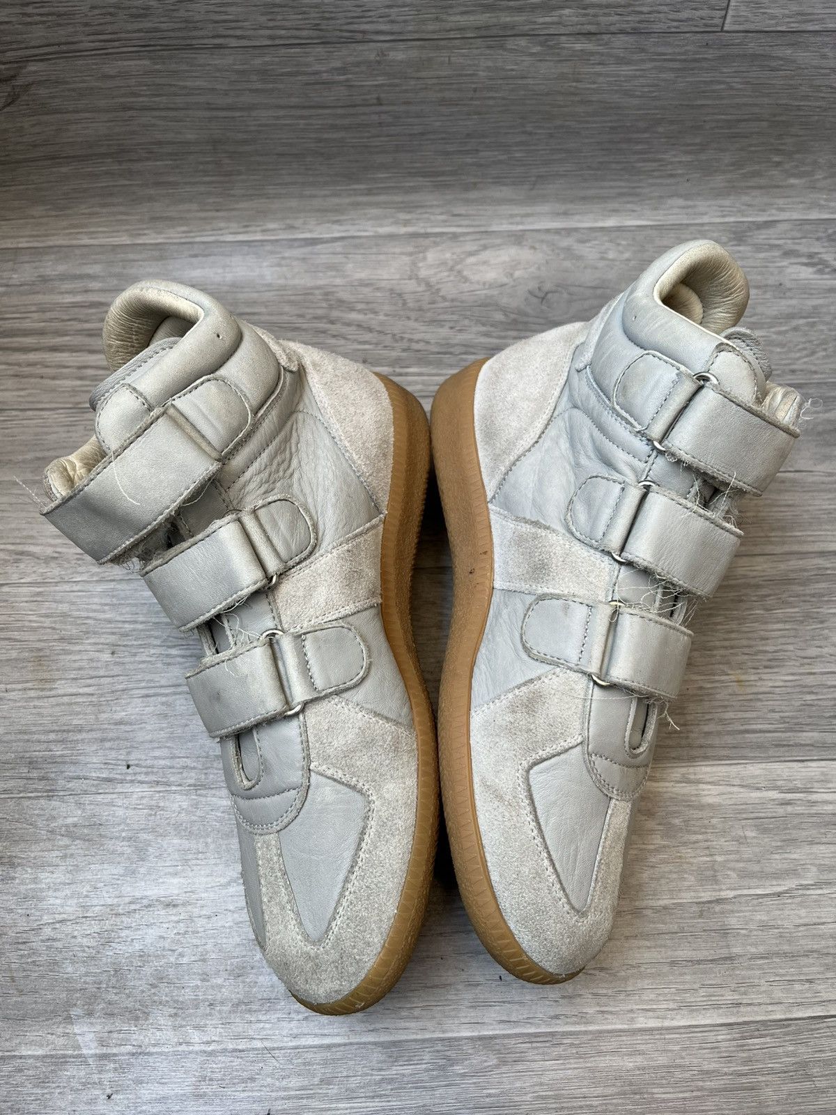 Maison Margiela Maison margiela velcro suede replica gat hi top sneakers Size US 7 / IT 37 - 8 Thumbnail