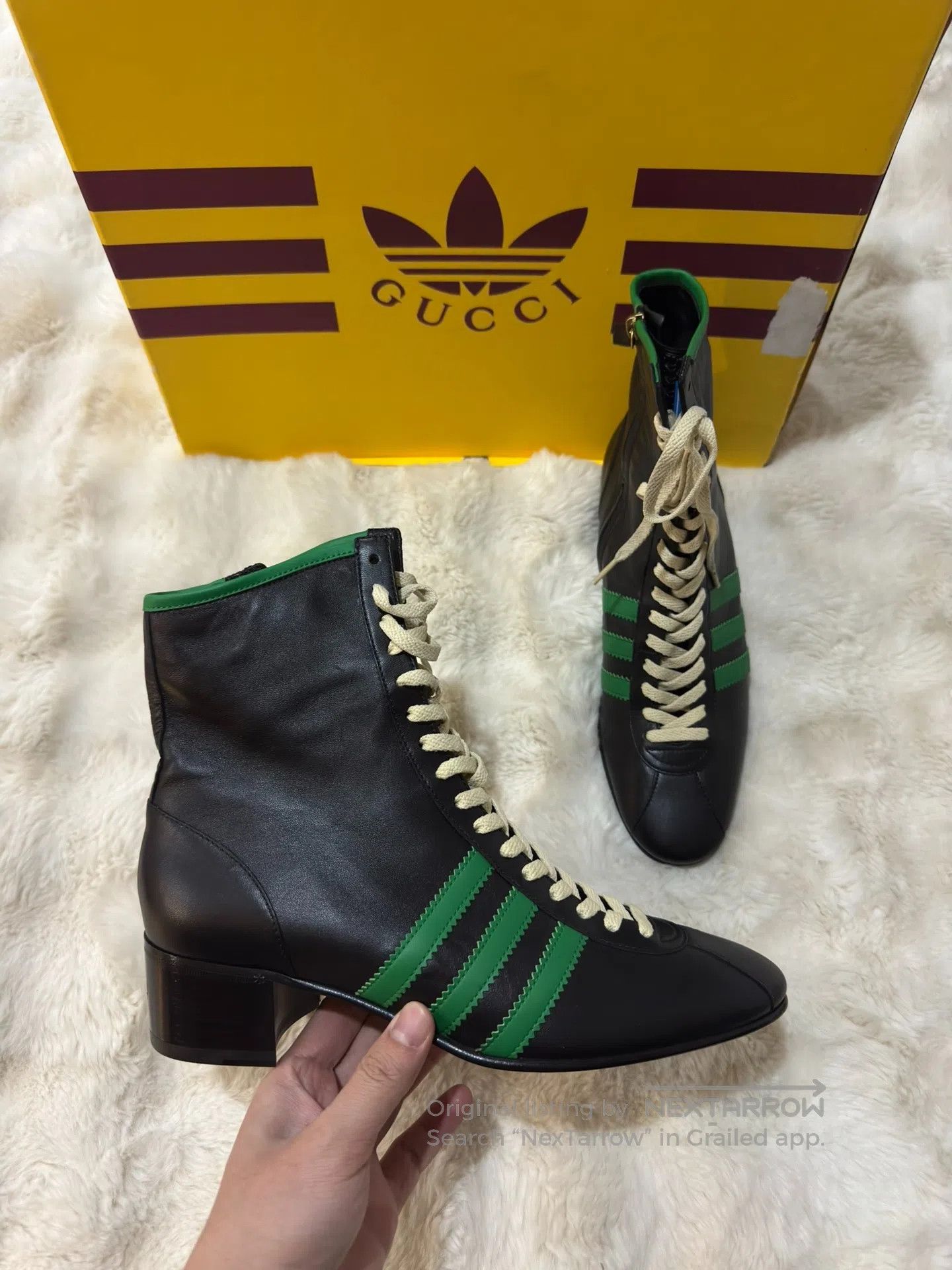 Gucci Guicci Lace-up Boots Men's Boots| Size US 10 / EU 43 - 5 Thumbnail