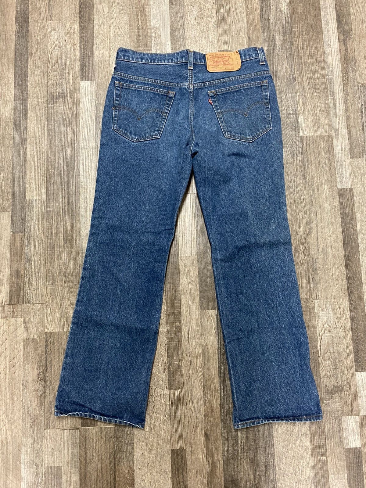 Levi's Vintage 1985 80’s Levis Bootcut Flare Denim Jeans Rare Grail Size US 34 / EU 50 - 2 Thumbnail