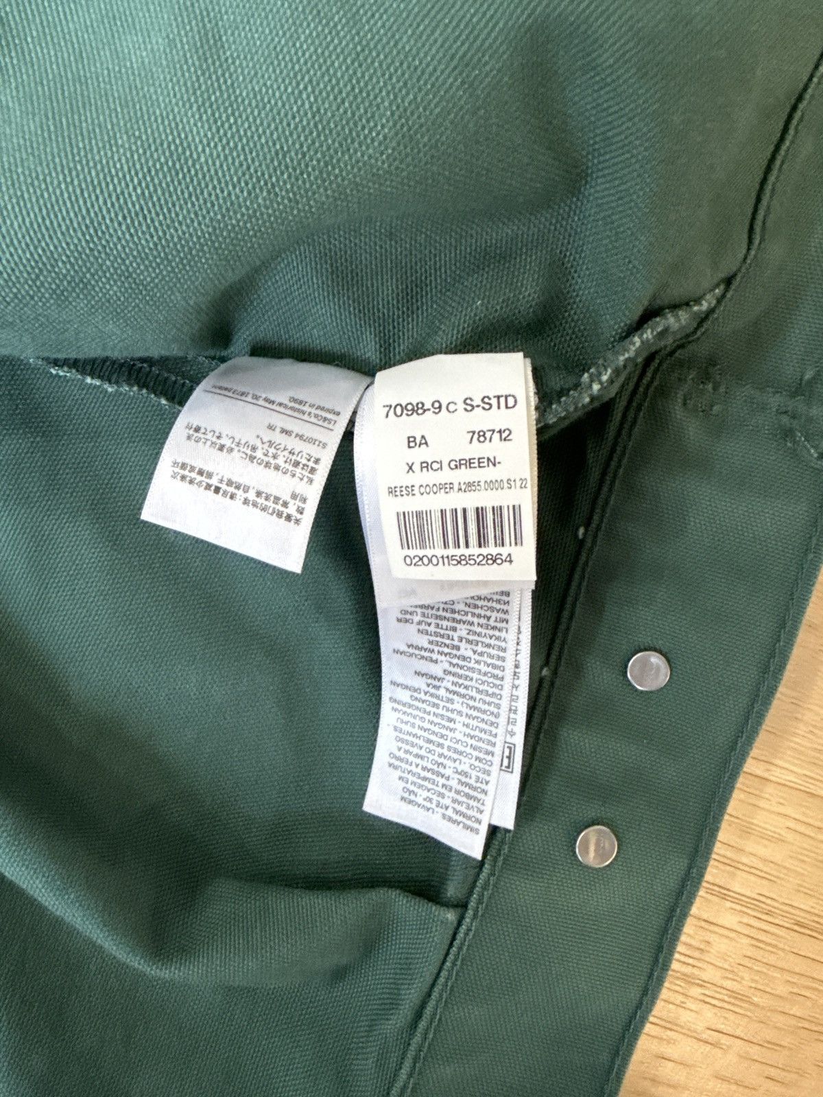 Levi's × Reese Cooper Reese Cooper Levi Type 2 Green Trucker Jacket Small Size US S / EU 44-46 / 1 - 5 Thumbnail