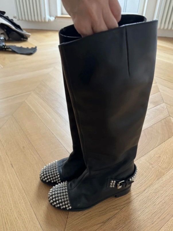 Christian Louboutin Christian Louboutin Studded Boots Size US 5 / IT 35 - 2 Thumbnail