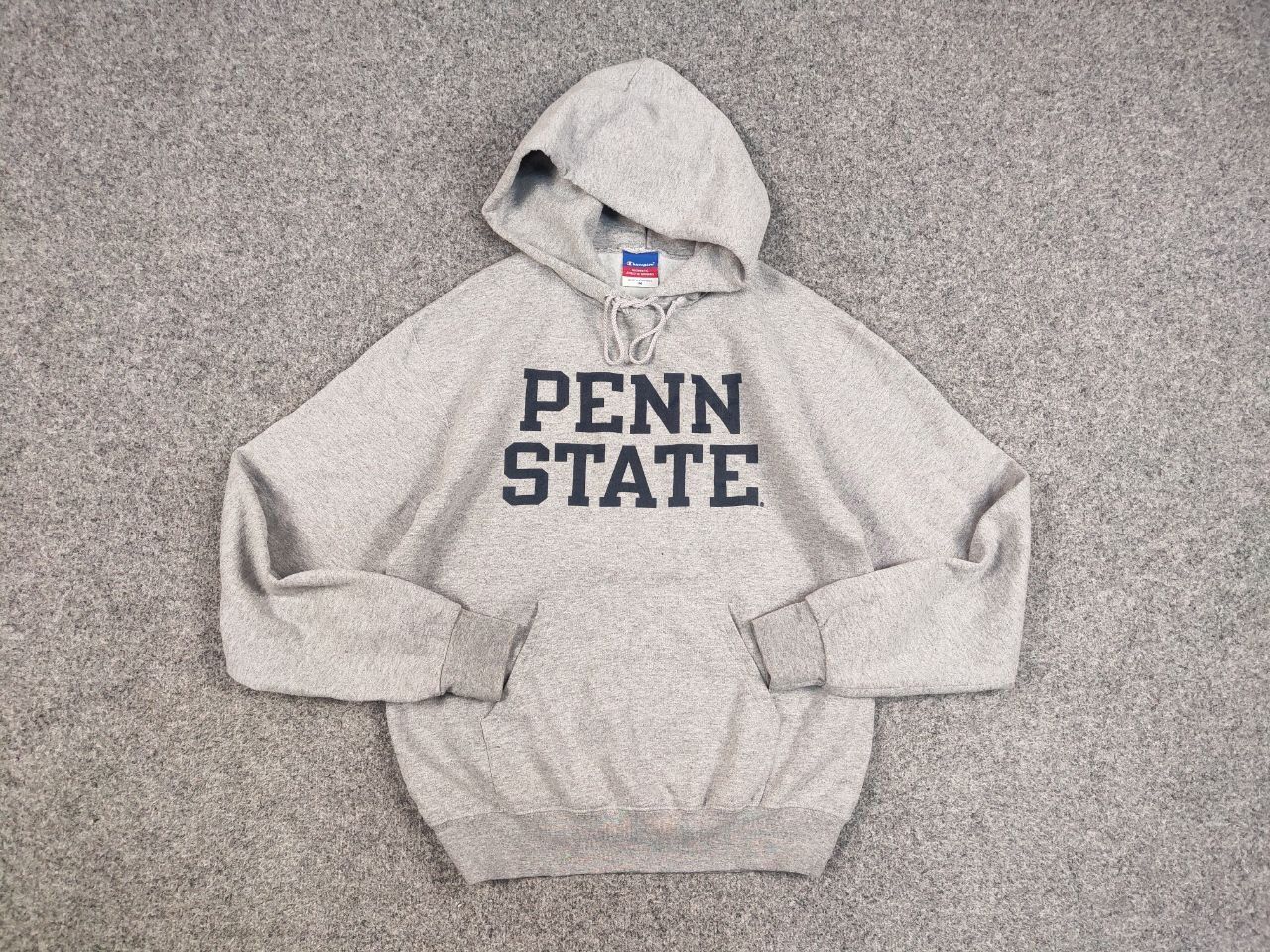 Champion Vintage 90's Champion Penn State Logo Gray Blank Hoodie Size US M / EU 48-50 / 2 - 13 Thumbnail