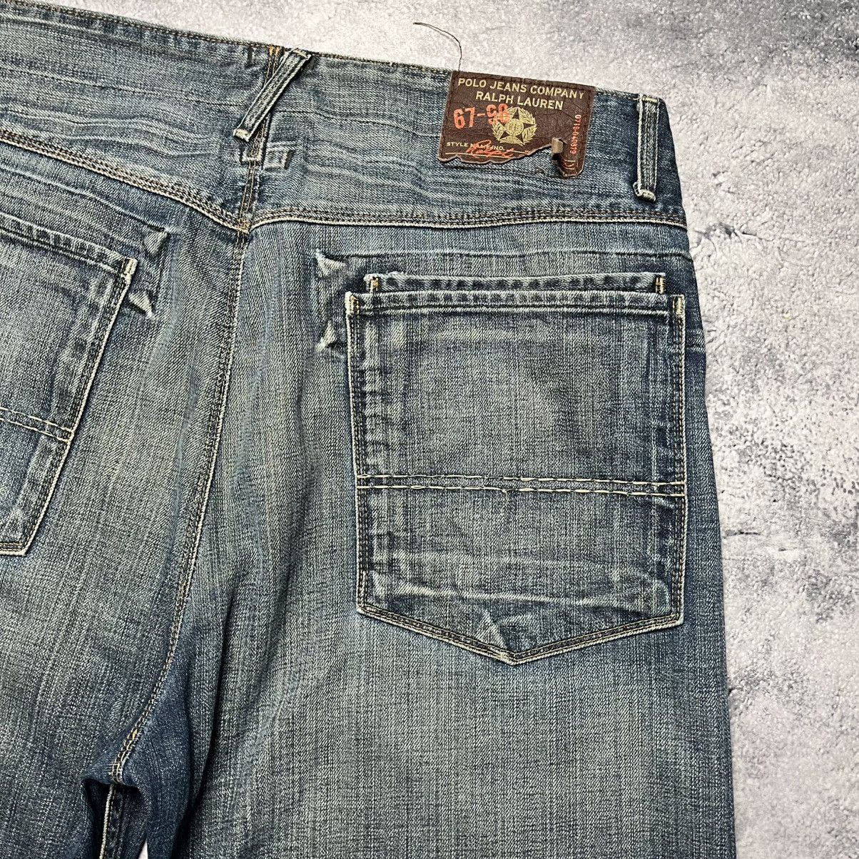 Polo Ralph Lauren × Vintage Vintage Polo Ralph Lauren Distressed Denim Jeans Luxury Size US 34 / EU 50 - 17 Thumbnail