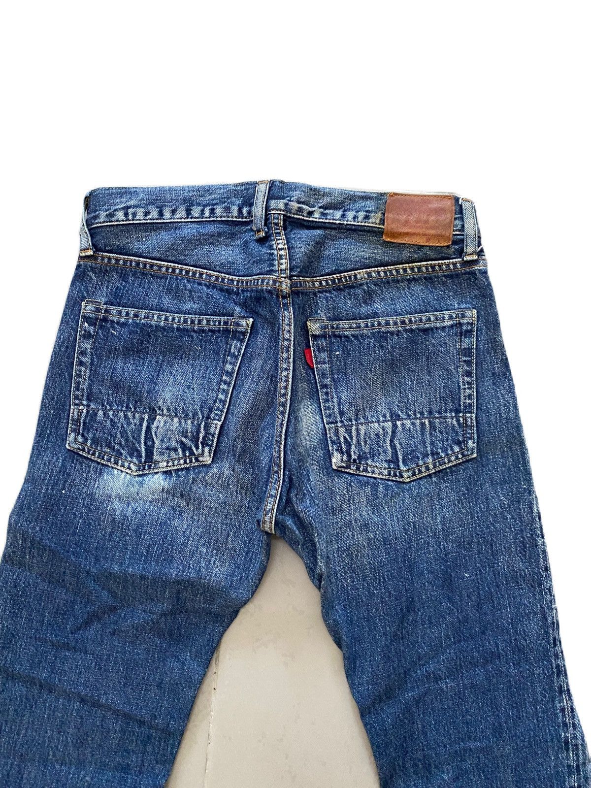 Kapital THRASHED JAPAN BRAND FLY BUTTON SELVEDGE DENIM & DUGAREE Size US 29 - 6 Thumbnail