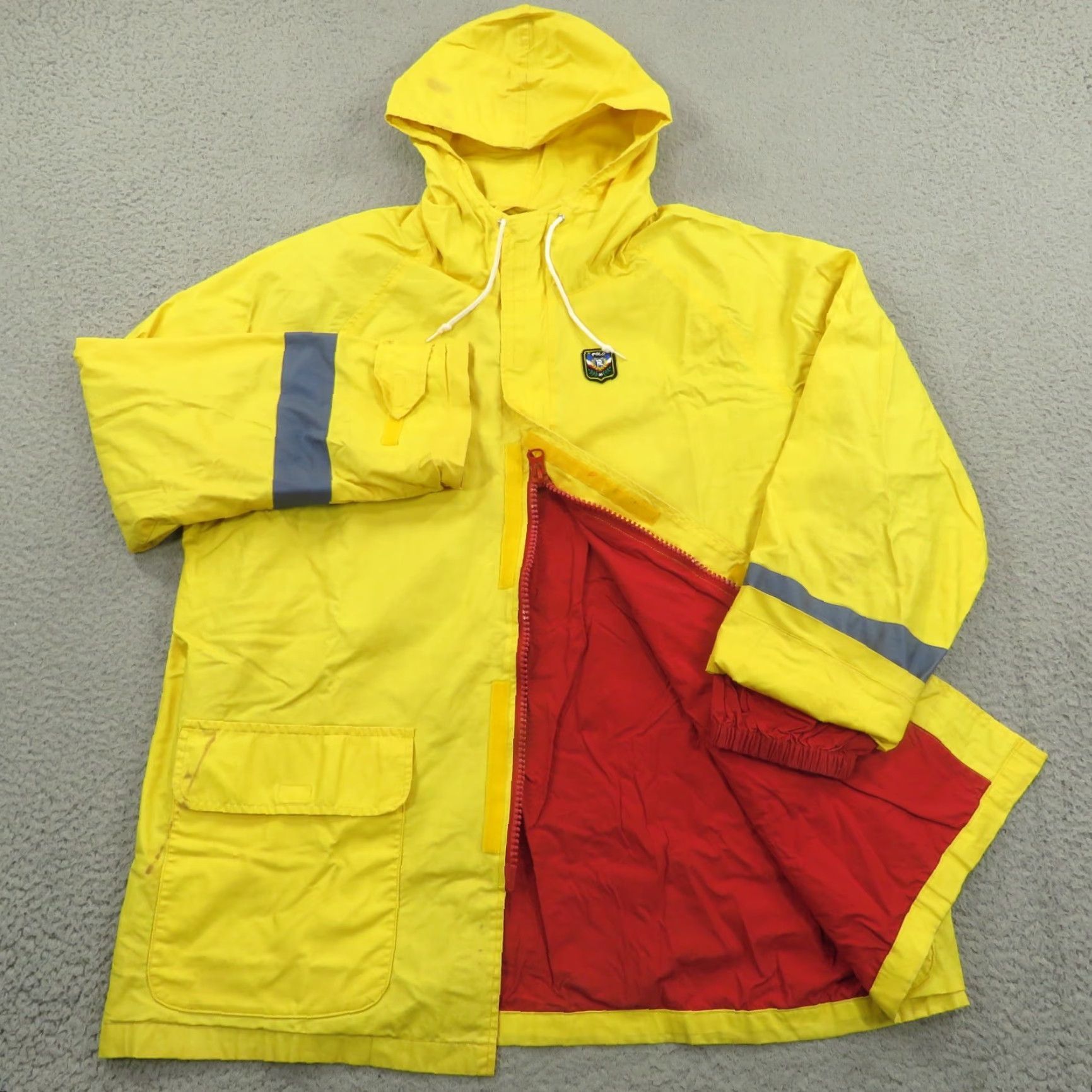 Polo Ralph Lauren Polo Ralph Lauren Jacket Men L VTG Fireman Uni Crest Lined Wind Rain Sailing Size US L / EU 52-54 / 3 - 3 Thumbnail