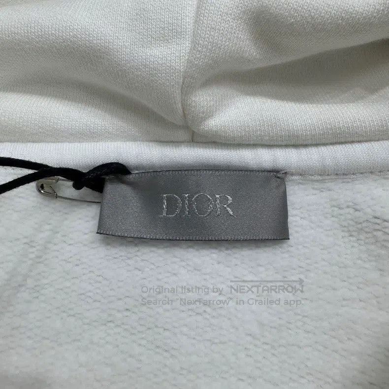 Dior Dior FW22 Contrast Colour Logo Pattern Sports Hooded Sweat Size US L / EU 52-54 / 3 - 4 Thumbnail