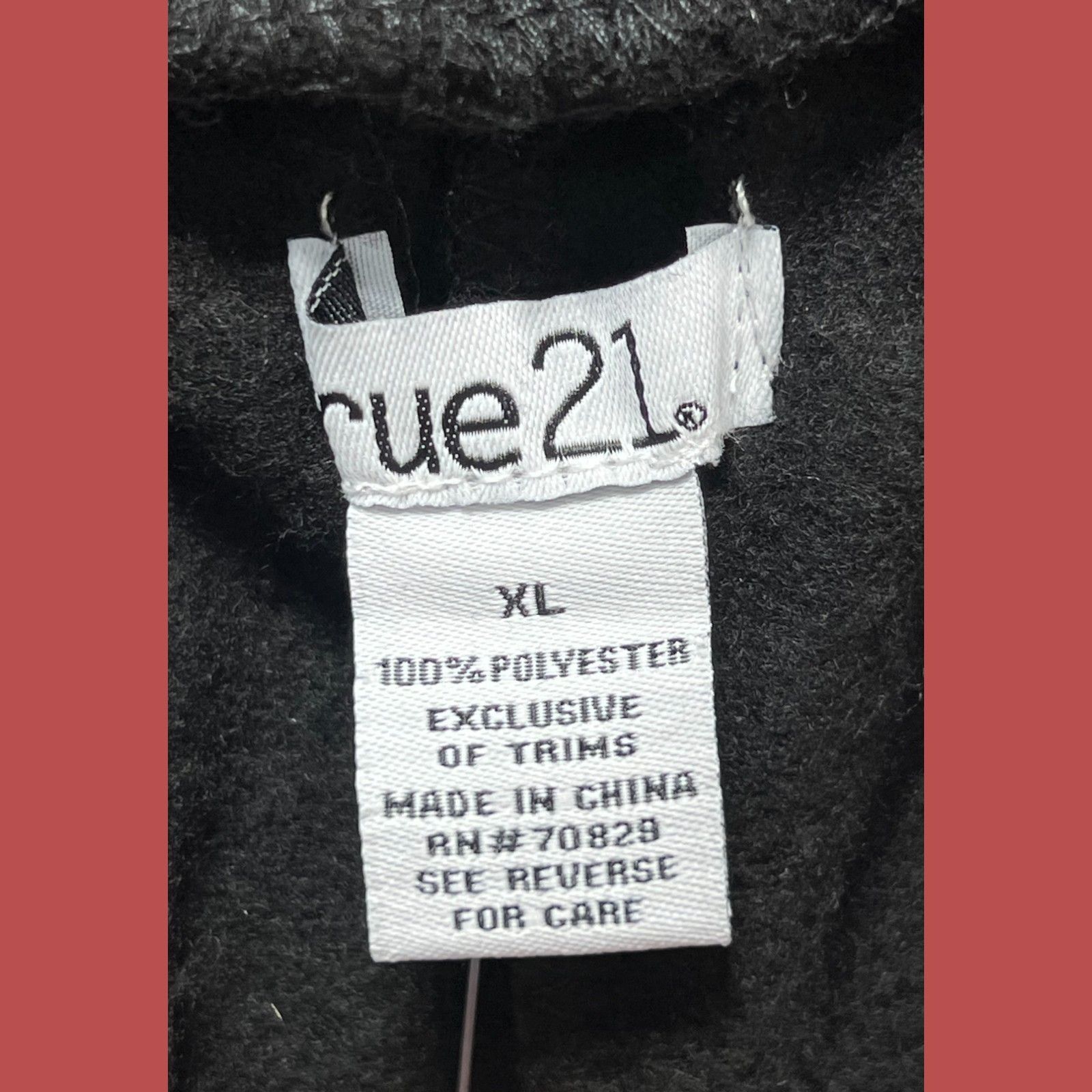 rue21 Rue 21 - Men's Wide Leg Cargo Sweatpants - Black - Extra Lar Size ONE SIZE - 9 Thumbnail