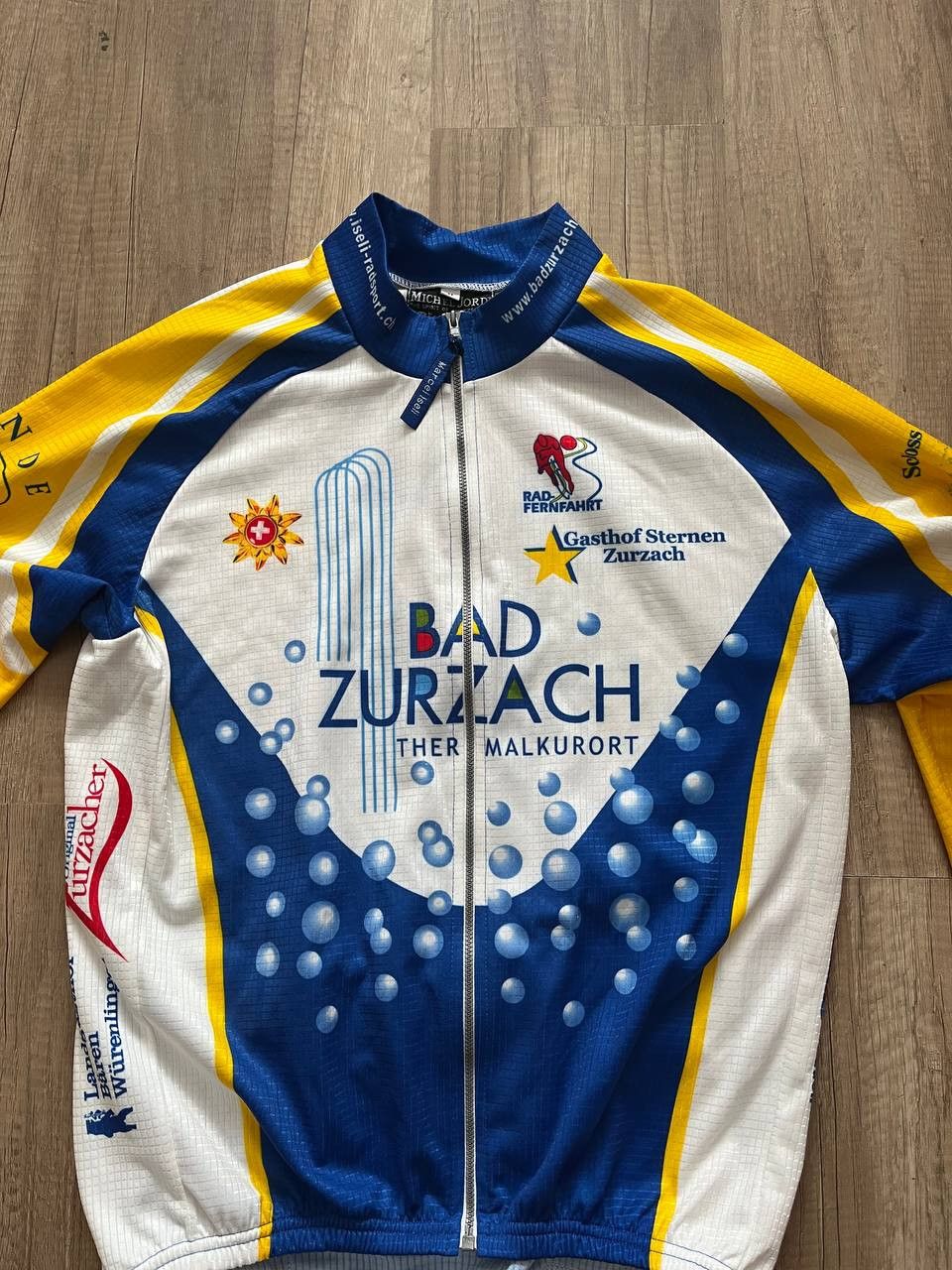 Other Michel Jordi Cycling Jersey Bike Shirt Bad Zurzach Size US M / EU 48-50 / 2 - 2 Thumbnail