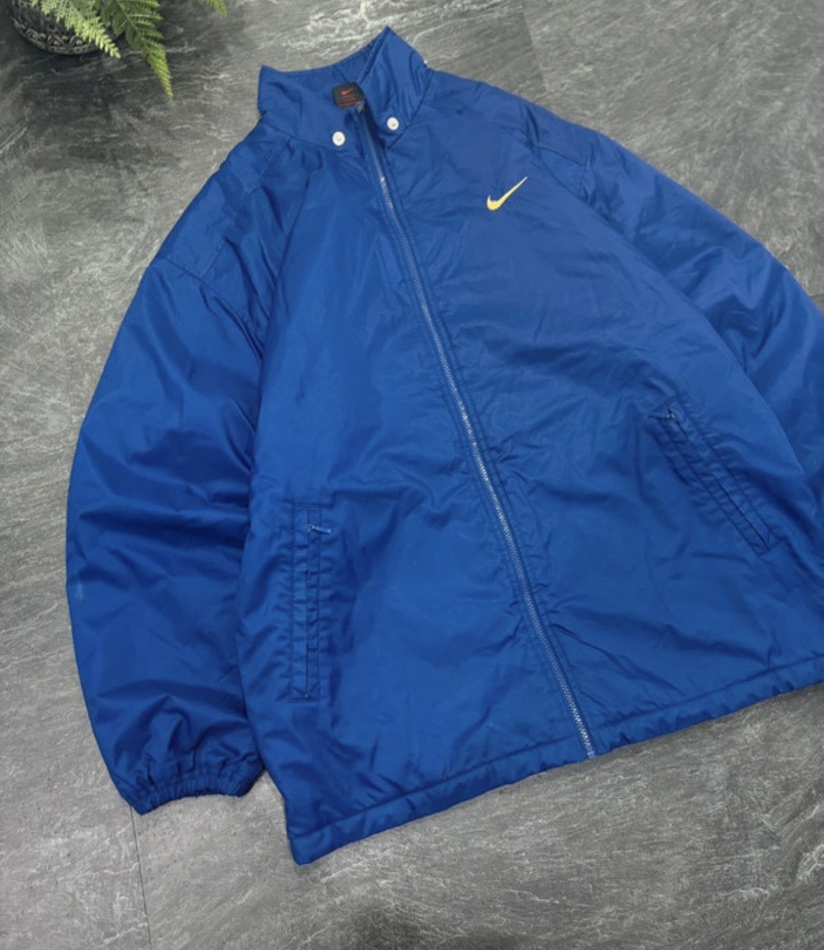 Nike 90s Vintage Double Big Swoosh Logo Oversized Down Jacket Size US M / EU 48-50 / 2 - 5 Thumbnail