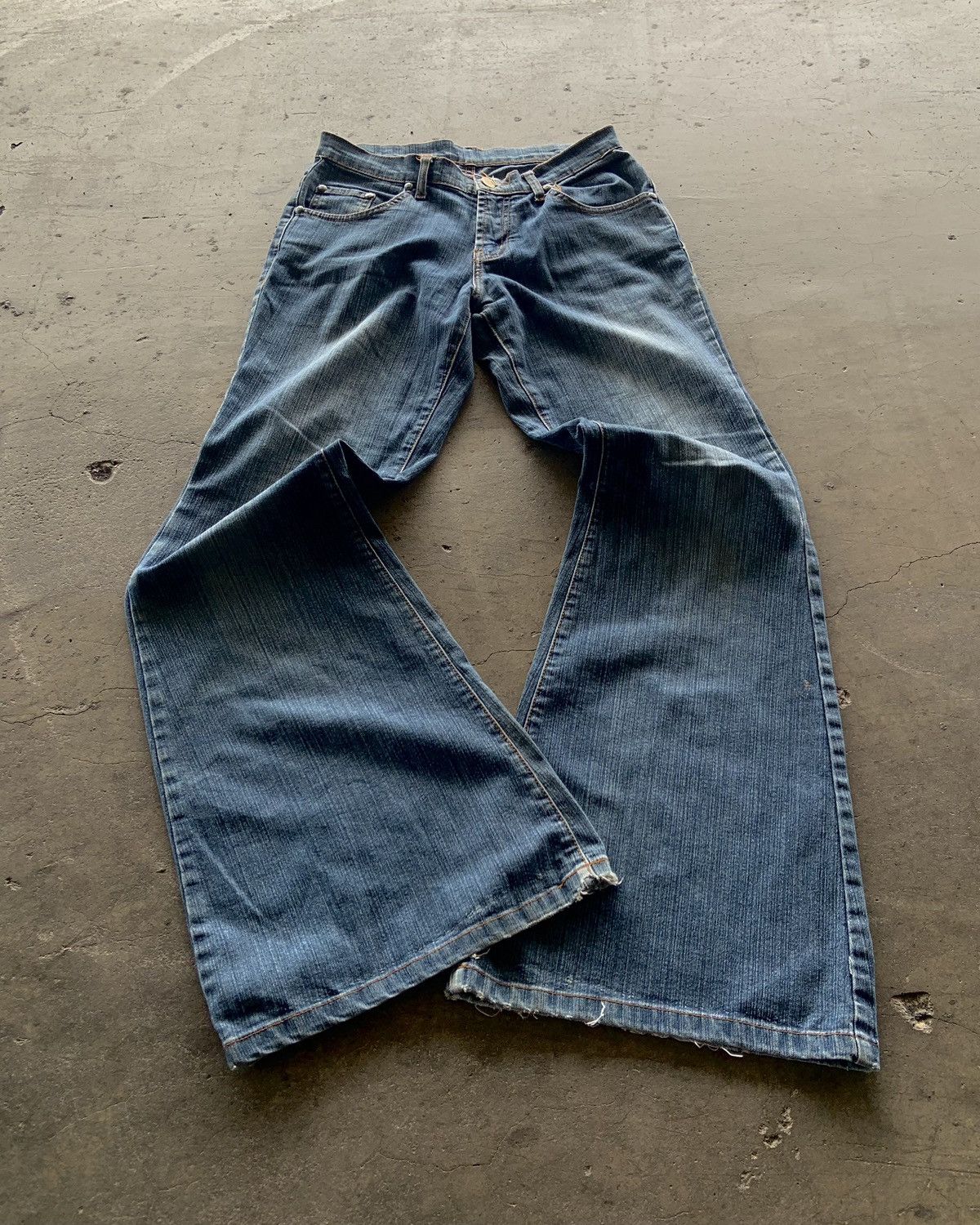 If Six Was Nine 2000s Emba Ifsixwasnine Lgb Style Flared Jeans Size US 28 / EU 44 - 1 Thumbnail