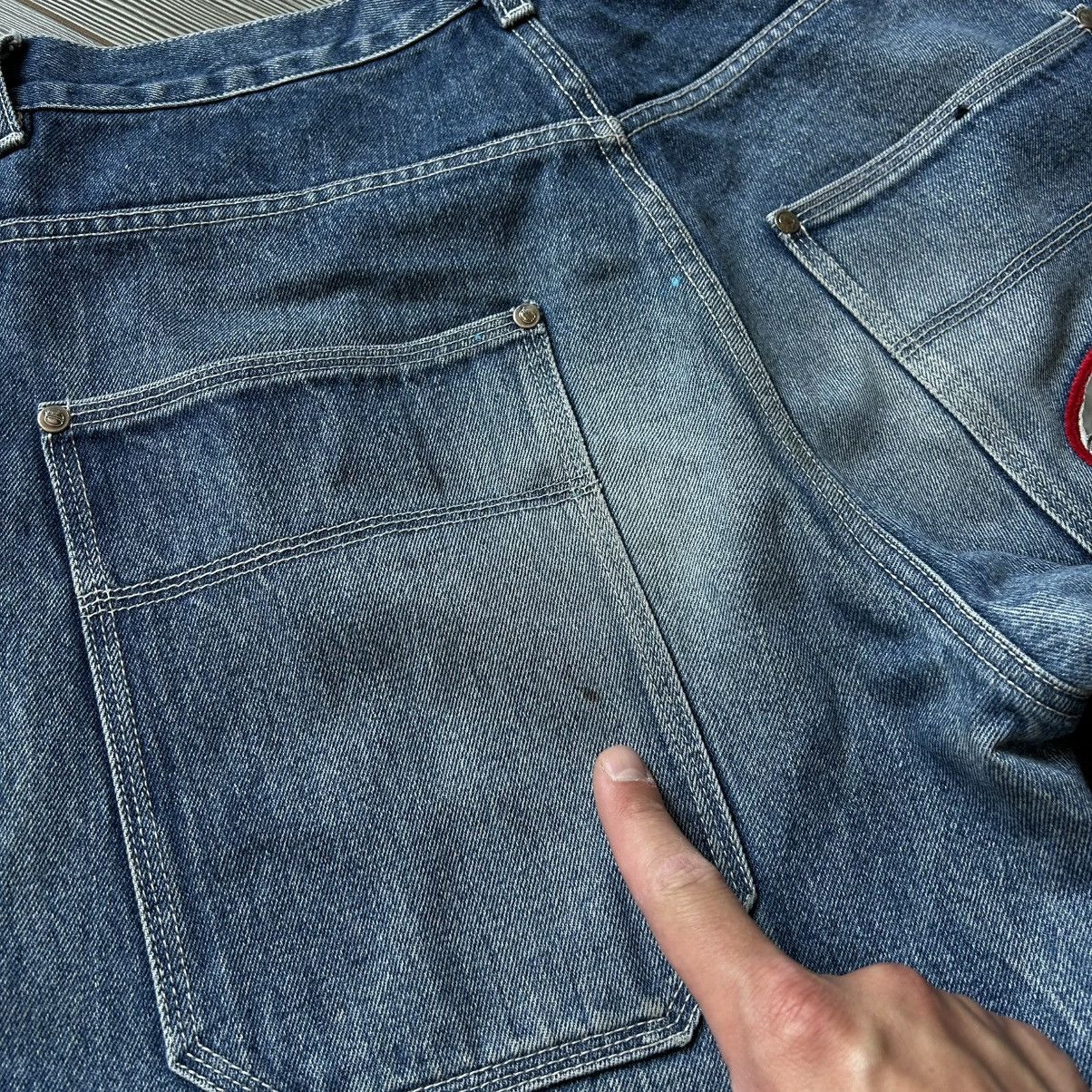 Eminem Vintage Y2K Eminem Slim Shady Carpenter Rap Shorts Jort Size US 31 - 6 Thumbnail