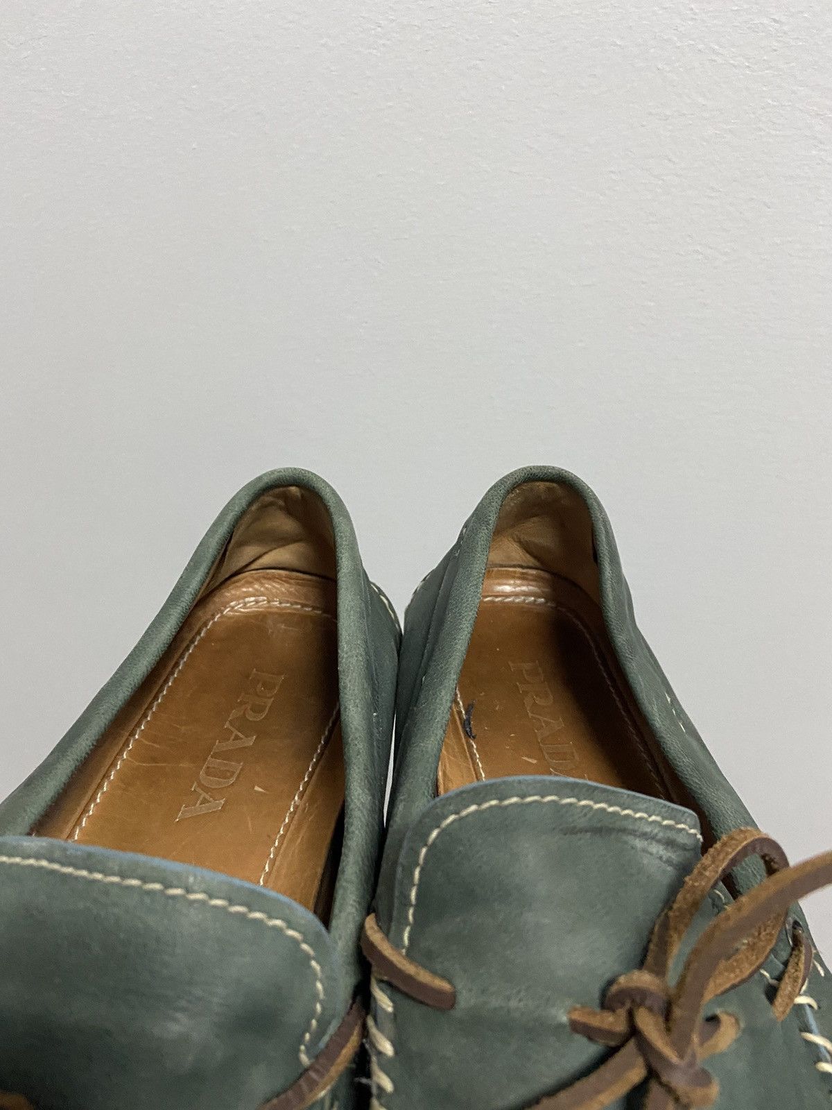 Prada × Vintage Prada Vintage Brown Shoes Sandals Moccasins Luxury Size US 12 / EU 45 - 9 Thumbnail