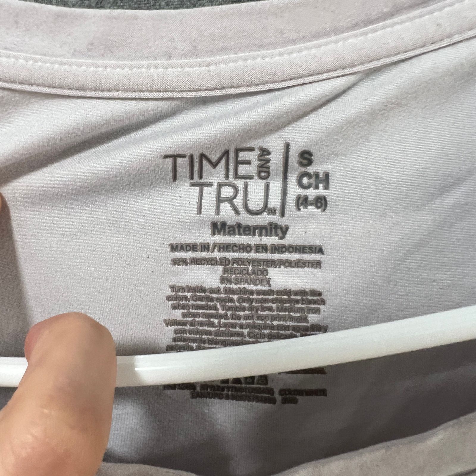 Other Time and Tru Set of 2 Women's Maternity Graphic T-Shirt Size S / US 4 / IT 40 - 3 Thumbnail