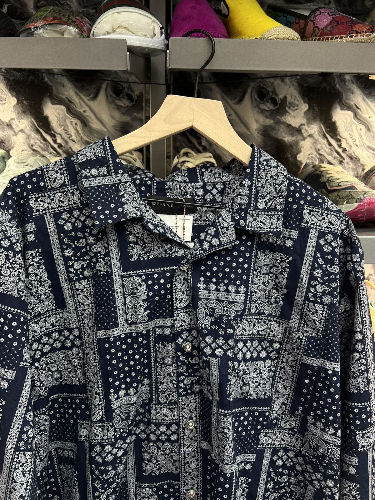 Purple Brand Purple Button Up Longsleeve Size US XL / EU 56 / 4 - 6 Thumbnail