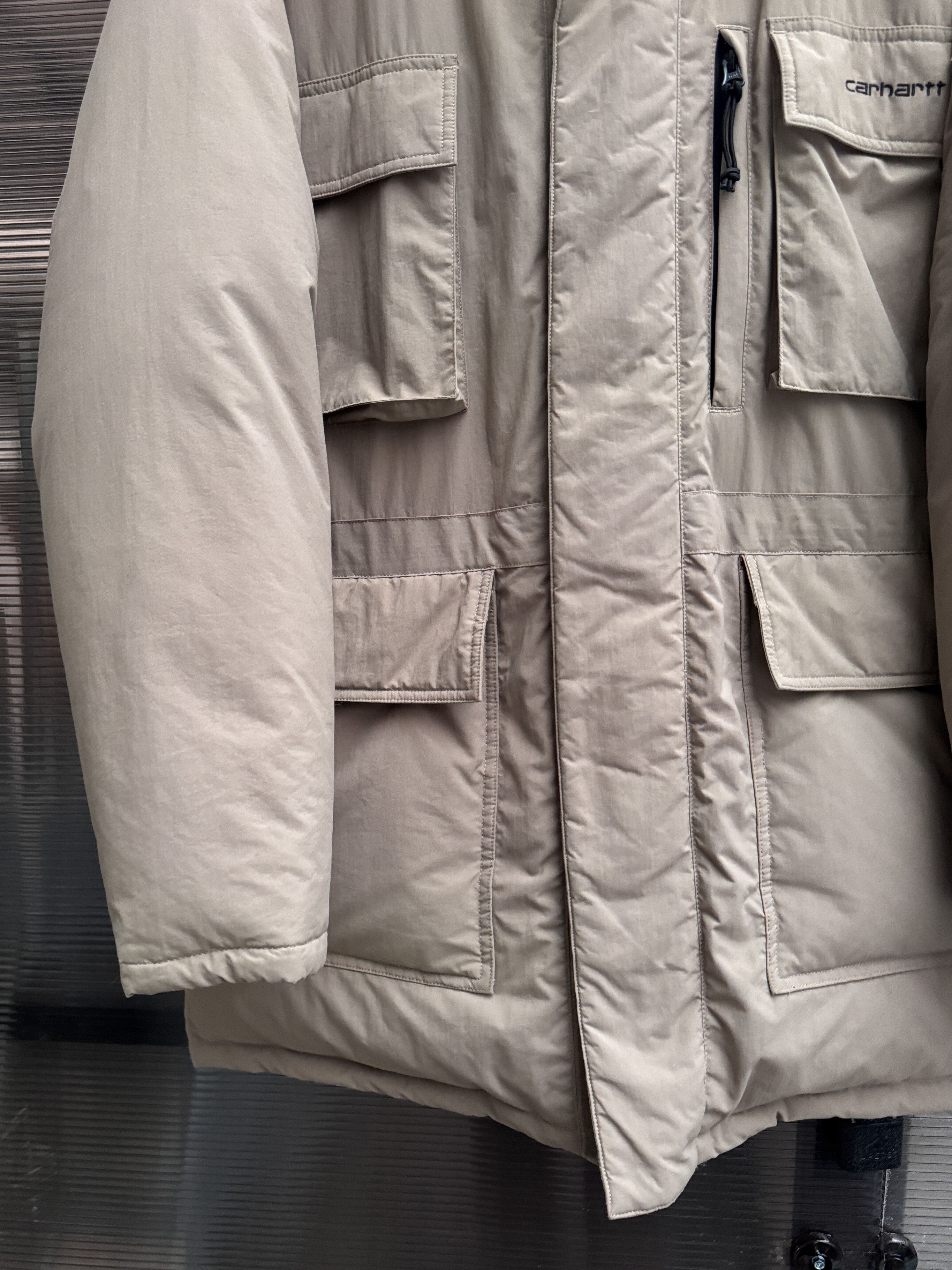 Carhartt Carhartt Puffer Beige Parka Jacket Size US M / EU 48-50 / 2 - 7 Thumbnail
