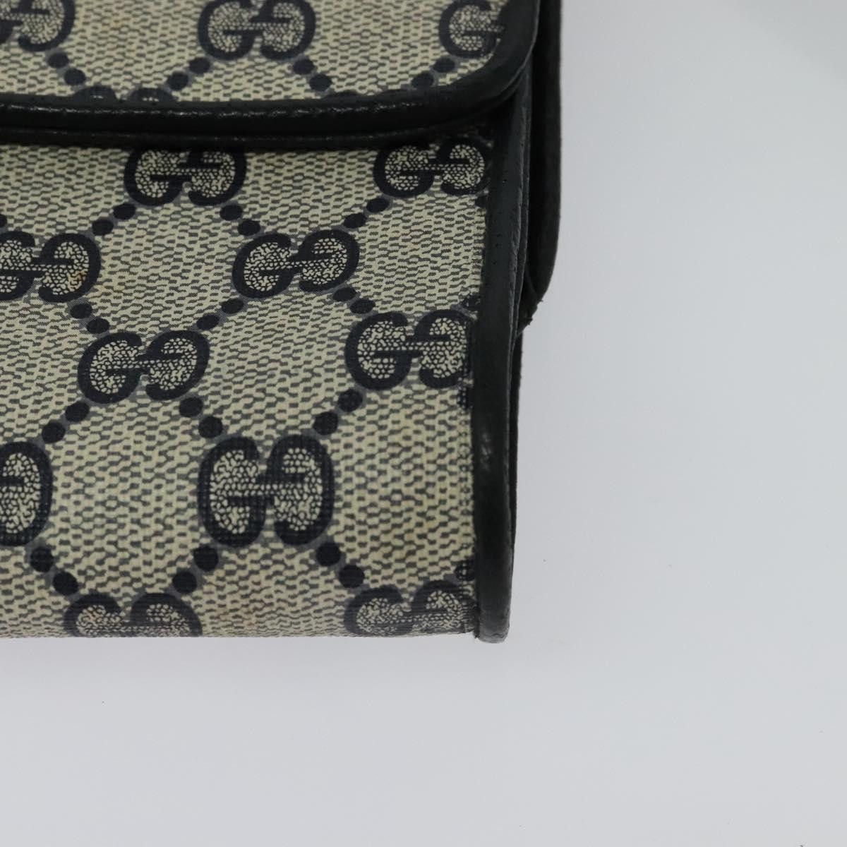 Gucci GUCCI GG Supreme Shoulder Bag Pvc Navy Gold Size ONE SIZE - 12 Thumbnail