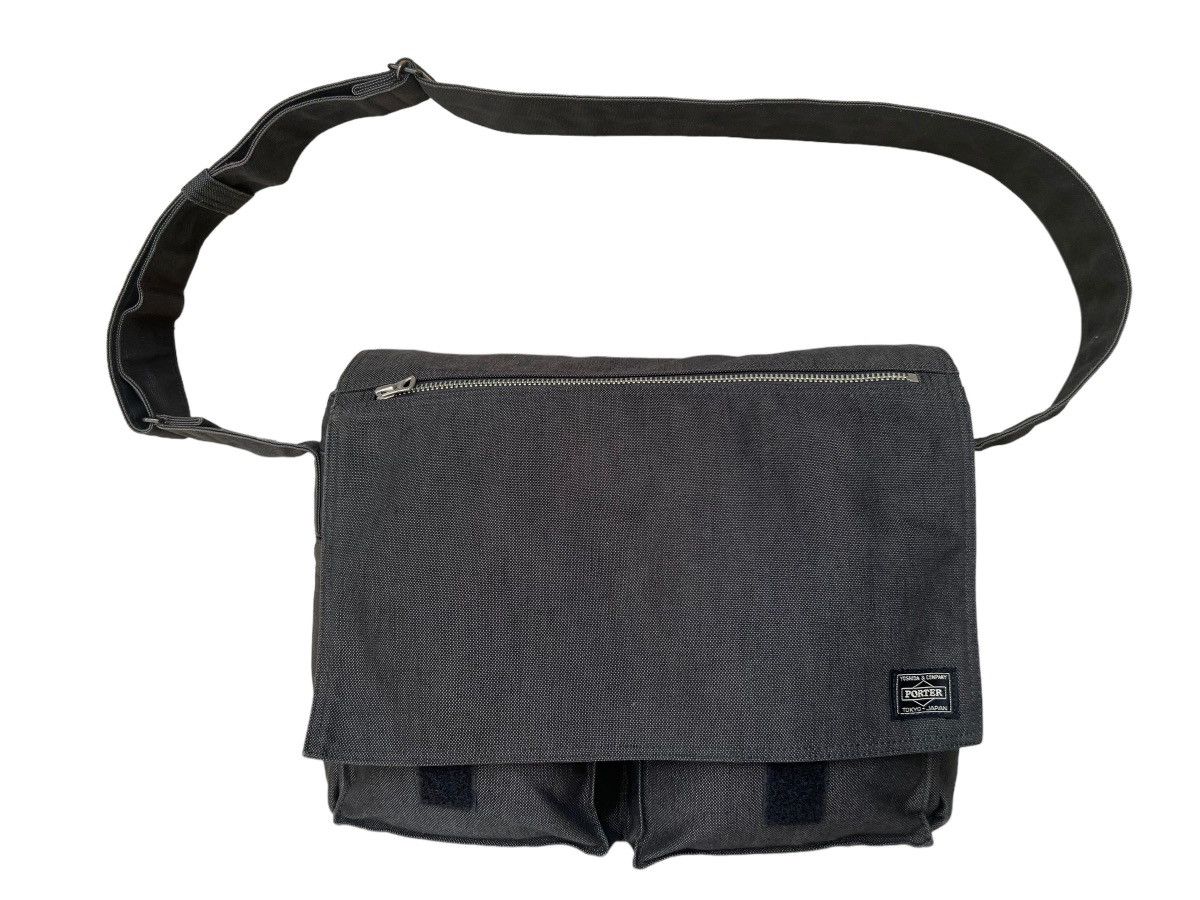 Porter Porter by Yoshida Dark Grey Denim Messenger Bag Size ONE SIZE - 6 Thumbnail
