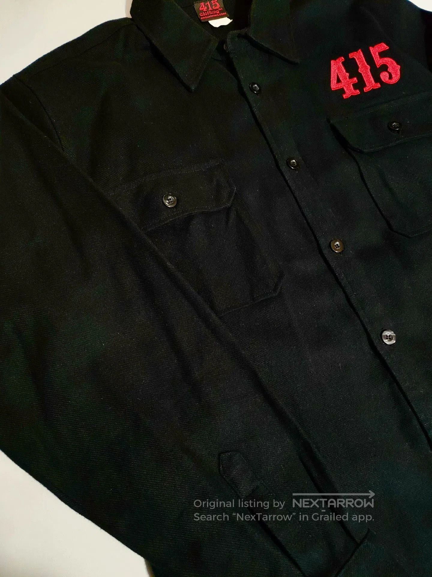 Frye Vintage Frisco 415 Biker Shirt Jacket. Size US XL / EU 56 / 4 - 2 Thumbnail