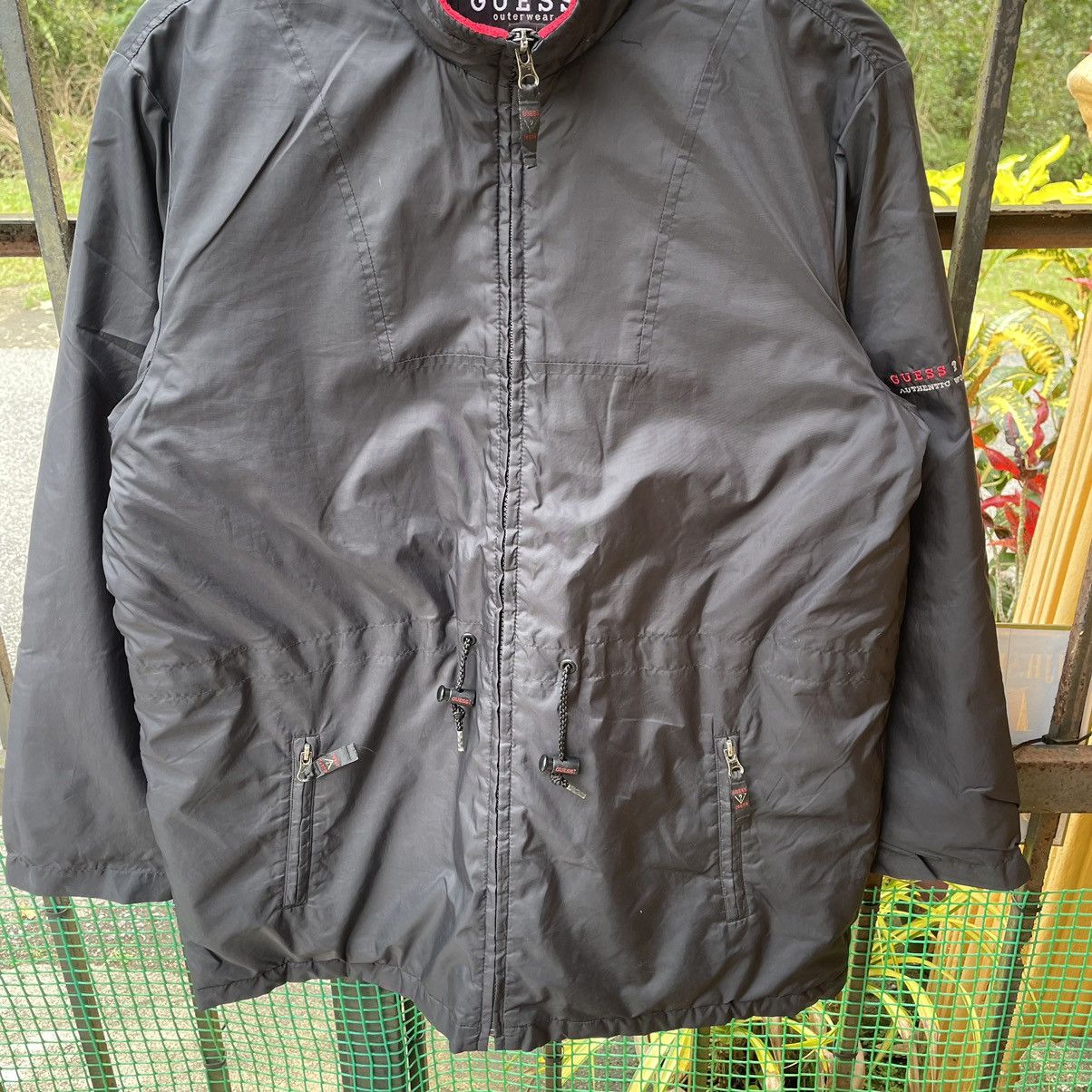 Guess × Vintage 🔥Vintage 90s Guess Full Zipper Puffer Light Jacket Size US M / EU 48-50 / 2 - 5 Thumbnail