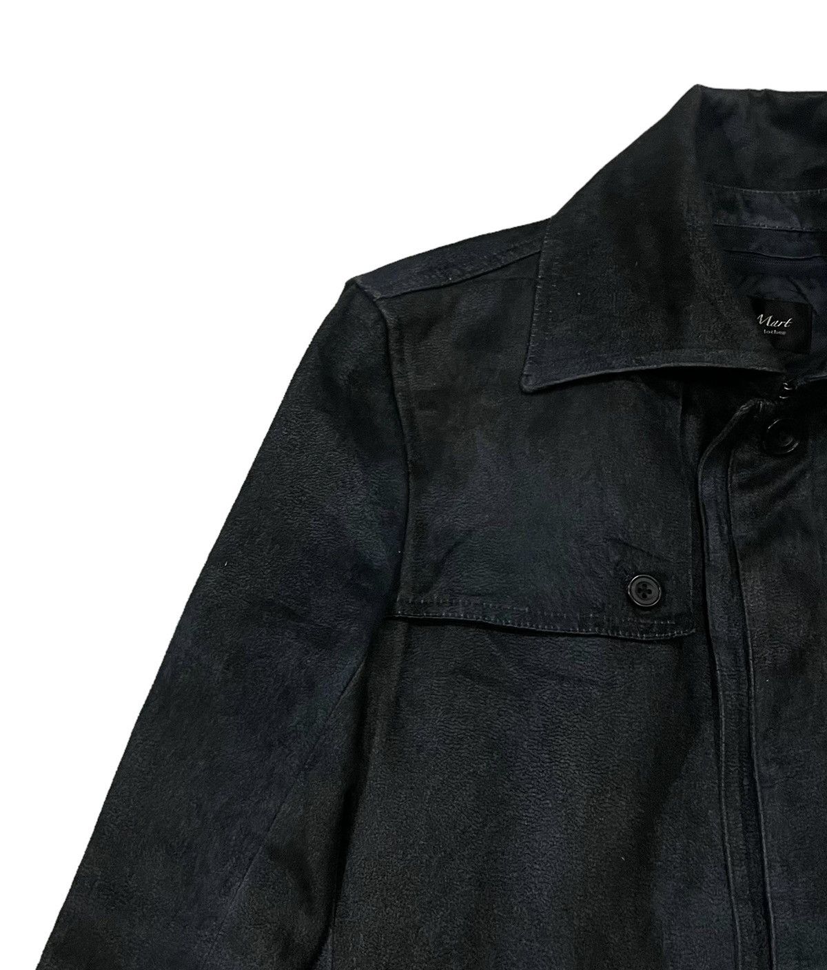 Tornado Mart Vintage Tornado Mart Japan Suede Waxed Long Jacket Size US M / EU 48-50 / 2 - 5 Thumbnail
