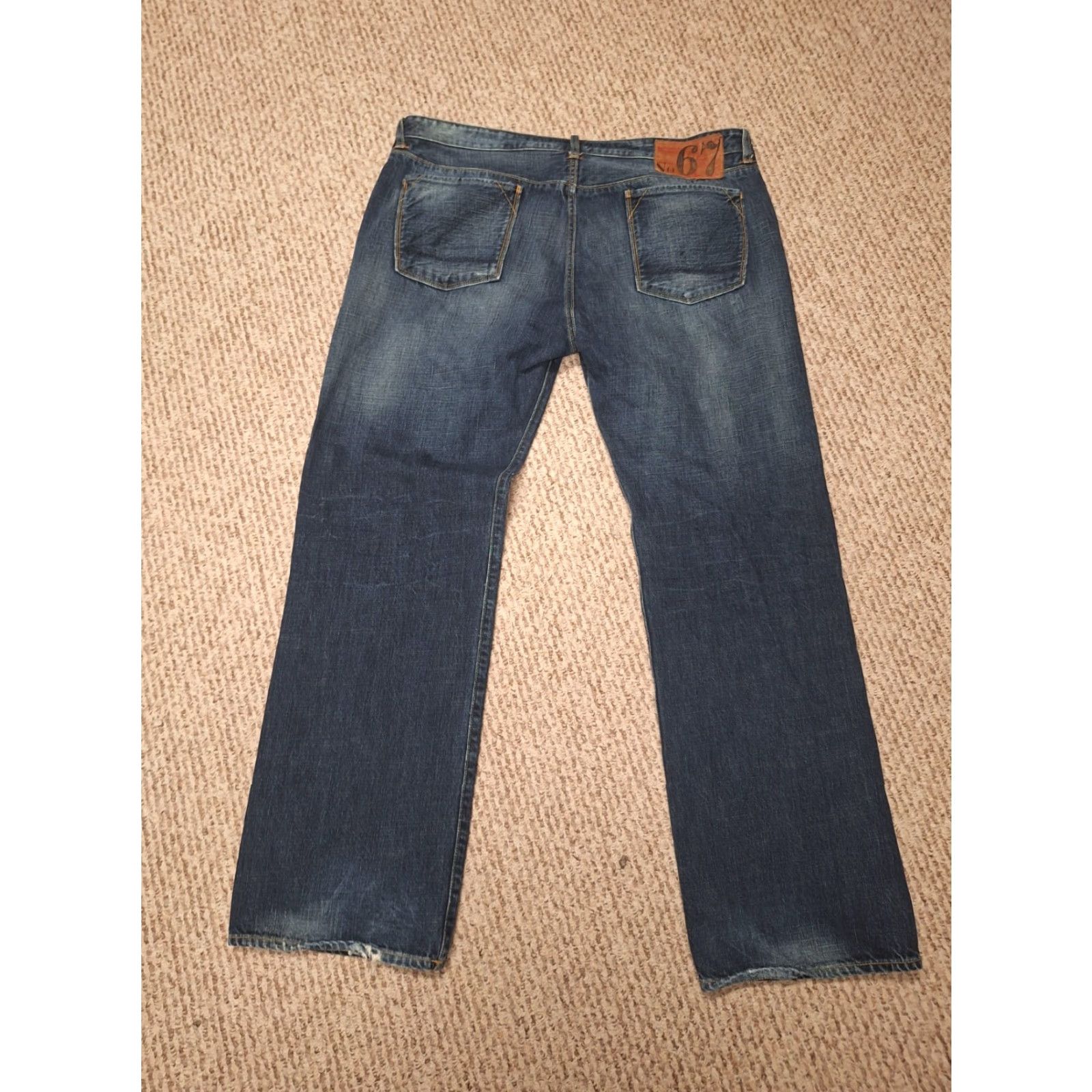 Polo Ralph Lauren Polo Ralph Lauren Jeans Men 40x32 Dakota Mercer 67437 Button Zip 5-Pocket Denim Blue Regular Slimming Stretch Size US L / EU 52-54 / 3 - 3 Thumbnail