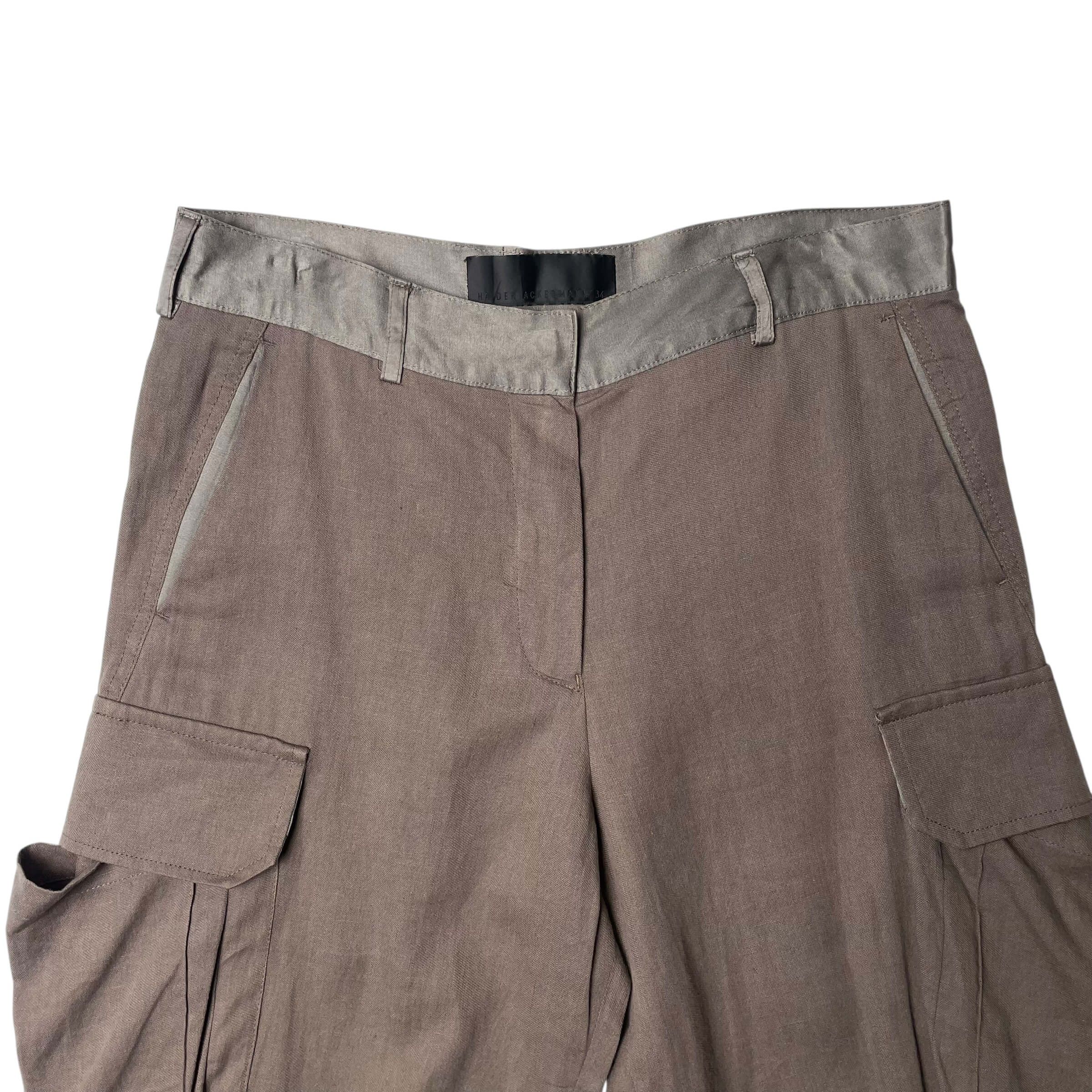 Haider Ackermann Haider ackermann cotton silk cargo pants Size US 29 - 2 Thumbnail