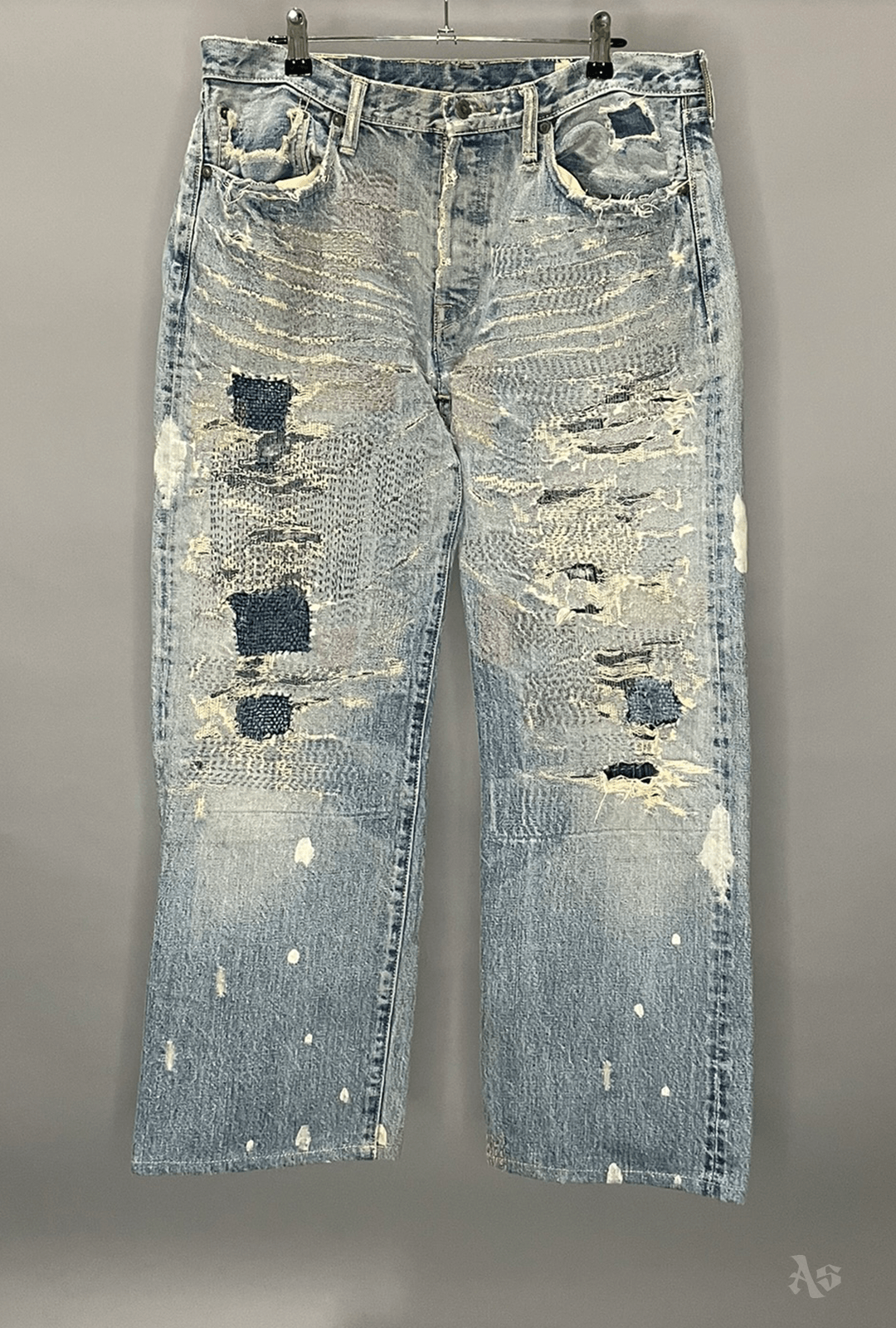 Pre-owned Kapital X Kapital Kountry Sashiko Denim In Blue