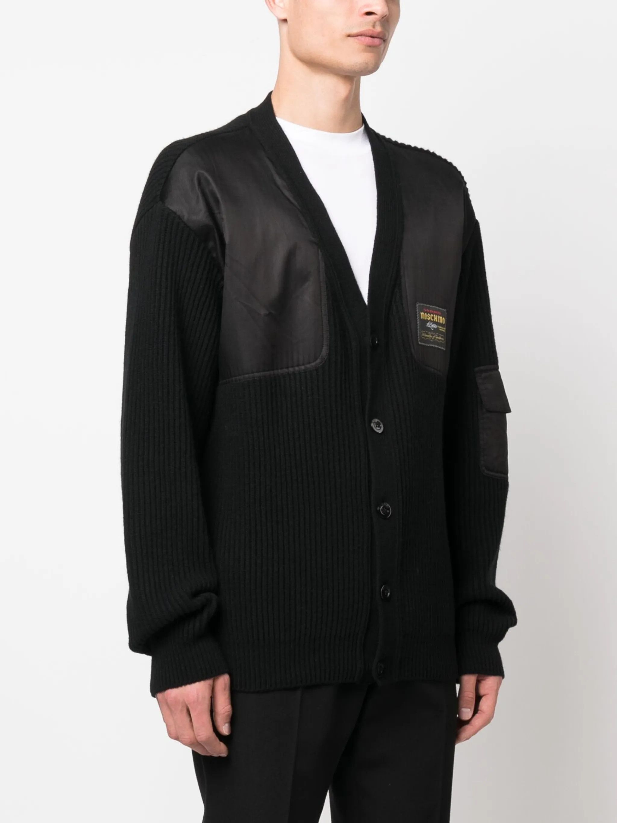 Moschino o1y0225 Cardigan in Black Size US M / EU 48-50 / 2 - 3 Thumbnail