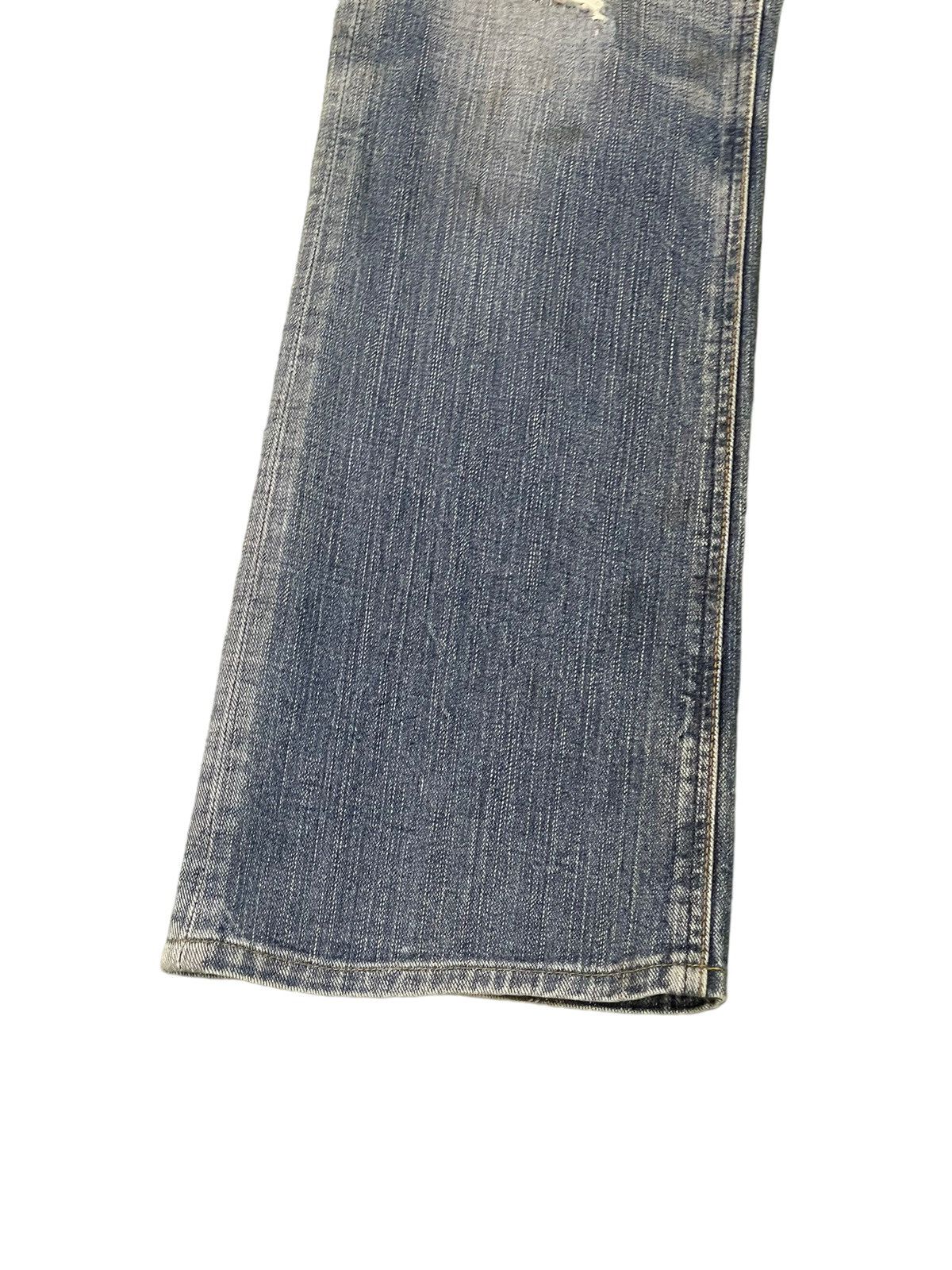 Hysteric Glamour × Japanese Brand Flare Jeans Lee Japan Faded Distress Boot Cut 8🟦2 Size US 35 - 5 Thumbnail