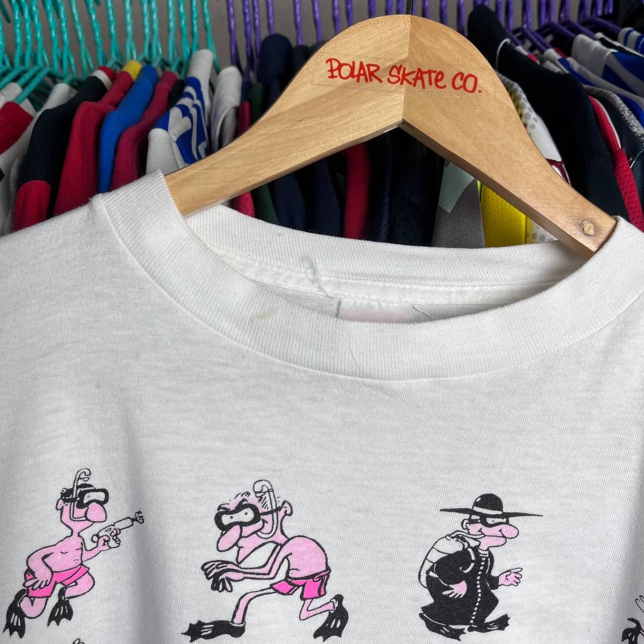 Vintage KENPY design ZAP line Funny Humor Ironic Print Tshirt Size US XL / EU 56 / 4 - 4 Thumbnail