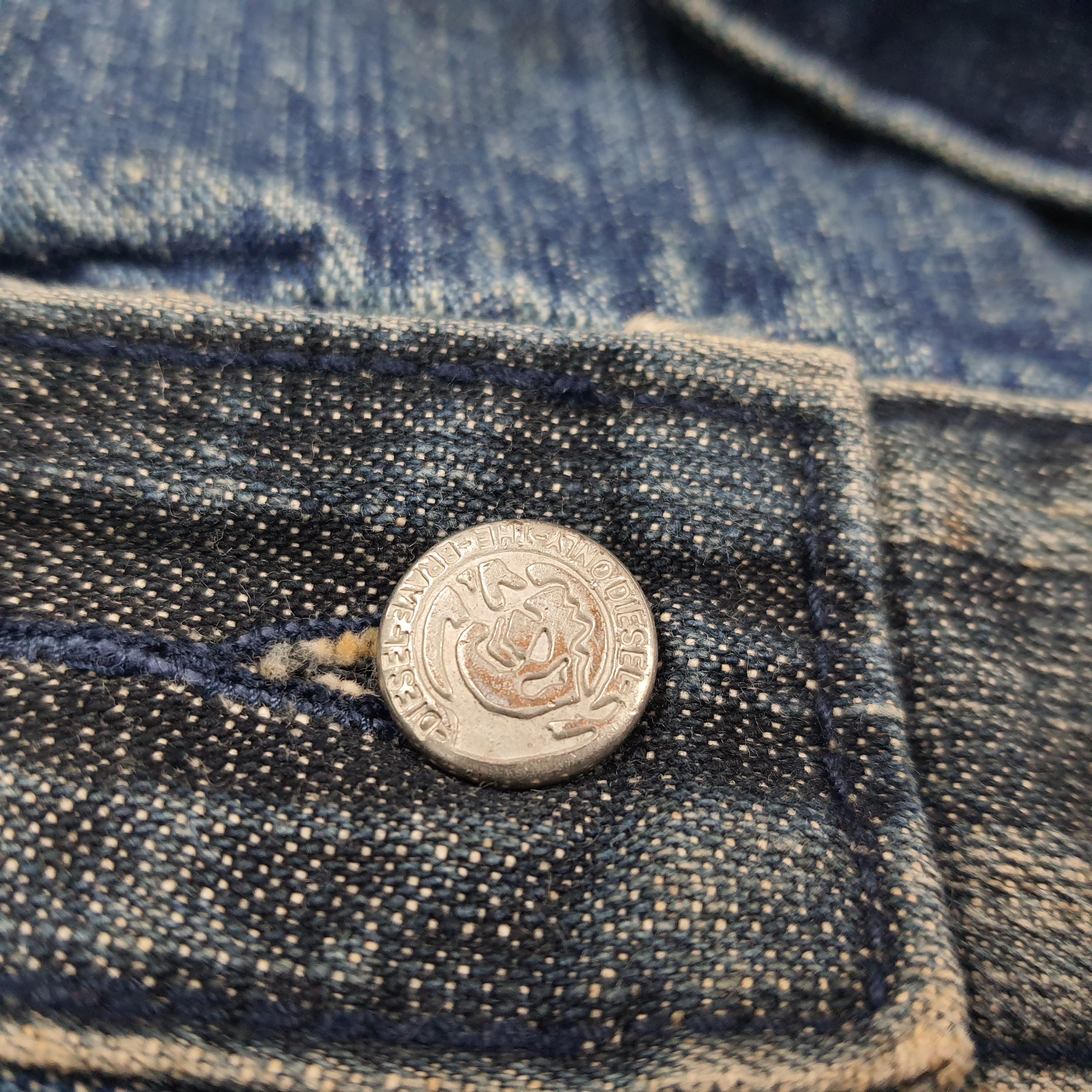 Diesel Rare Vintage Diesel Rabox Panelled Jeans Grunge C297N21 Size US 34 / EU 50 - 8 Thumbnail