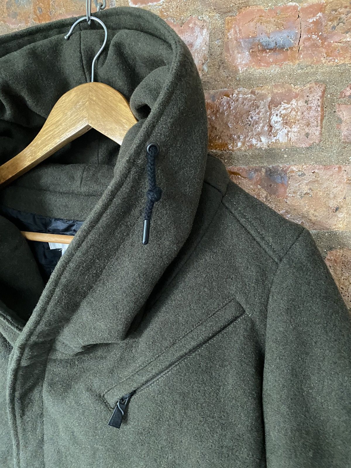 Katharine Hamnett London Vtg K.Hamnett Gimmick Bono Wool padded large hoodie Size US S / EU 44-46 / 1 - 11 Thumbnail