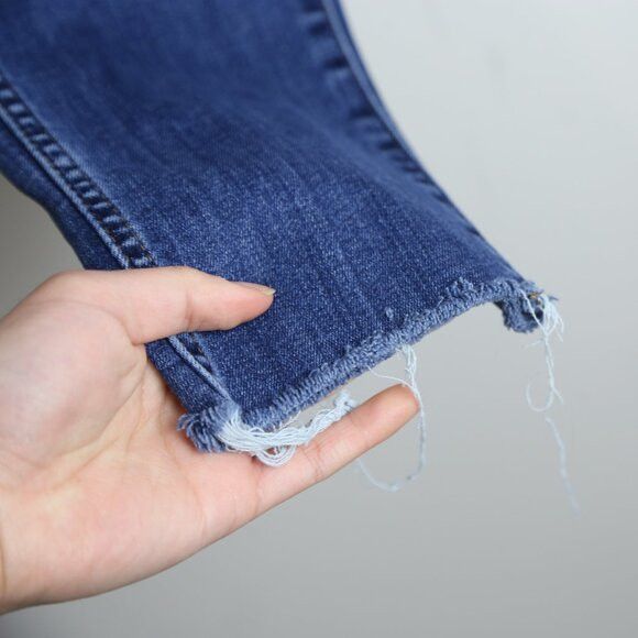 Madewell Madewell 10" High-Rise Skinny Raw Hem Denim Jeans Size 29 Size 29" - 8 Thumbnail