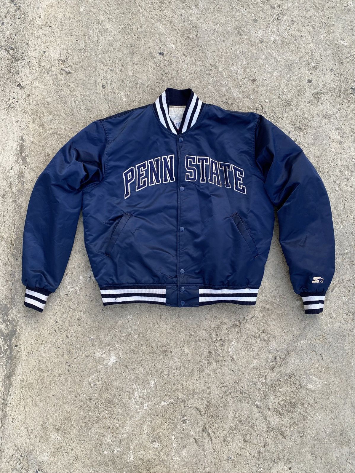ヴィンテージ 80s Penn State スターター サテンジャケット Vintage 80s Penn State starter satin jacket