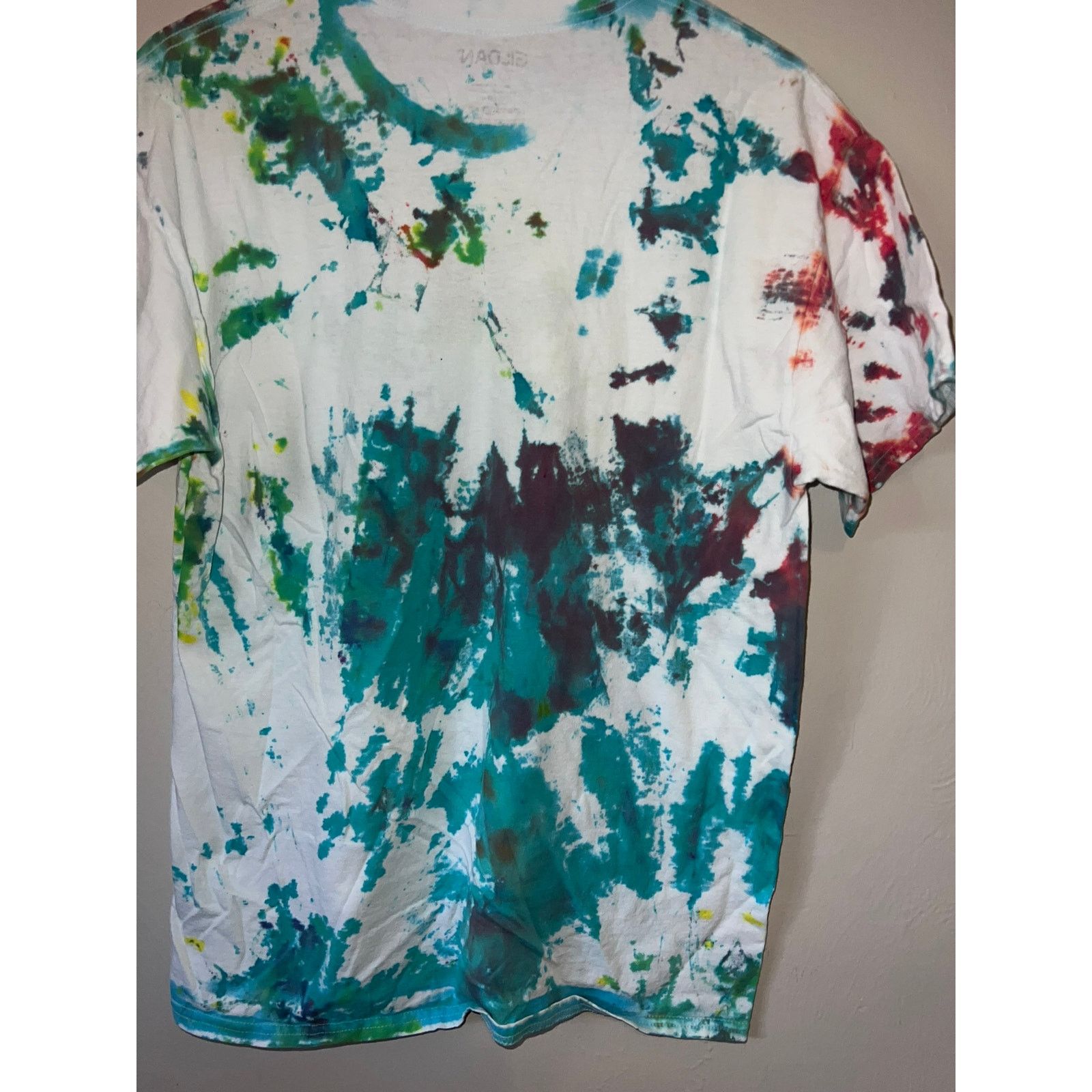 Gildan Retro Gildan Tie Dye Shirt Multicolor White Tee L Large Size US L / EU 52-54 / 3 - 7 Thumbnail