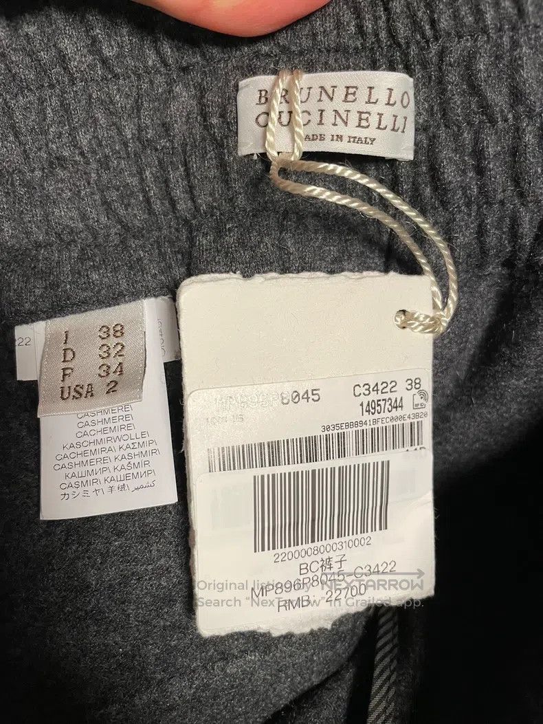 Brunello Cucinelli Brunello Cucinelli Cashmere Casual Pants Size 25" / US 0 / IT 36 - 5 Thumbnail