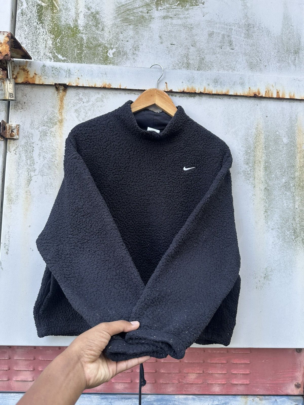 Nike 👹Nike Fleece Croptop Jacket Size US M / EU 48-50 / 2 - 6 Thumbnail
