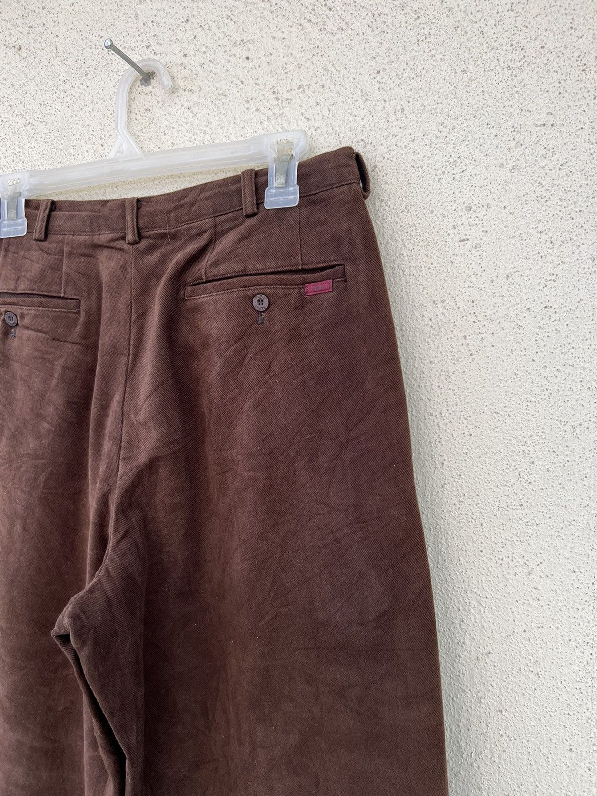 Mademoiselle Non Non Papas Japan X Tessuti Sondrio Baggy Gabardine Trouser Pant Size US 29 - 18 Thumbnail