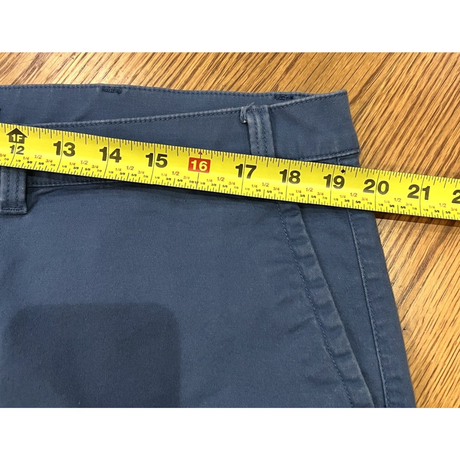 Vintage VINTAGE? No — Duck Head Men Chino Shorts 40 Blue - 9" Inseam, Flat Front, Slash Pockets, Casual Everyday, Preppy Style Men Size US 40 / EU 56 - 4 Thumbnail