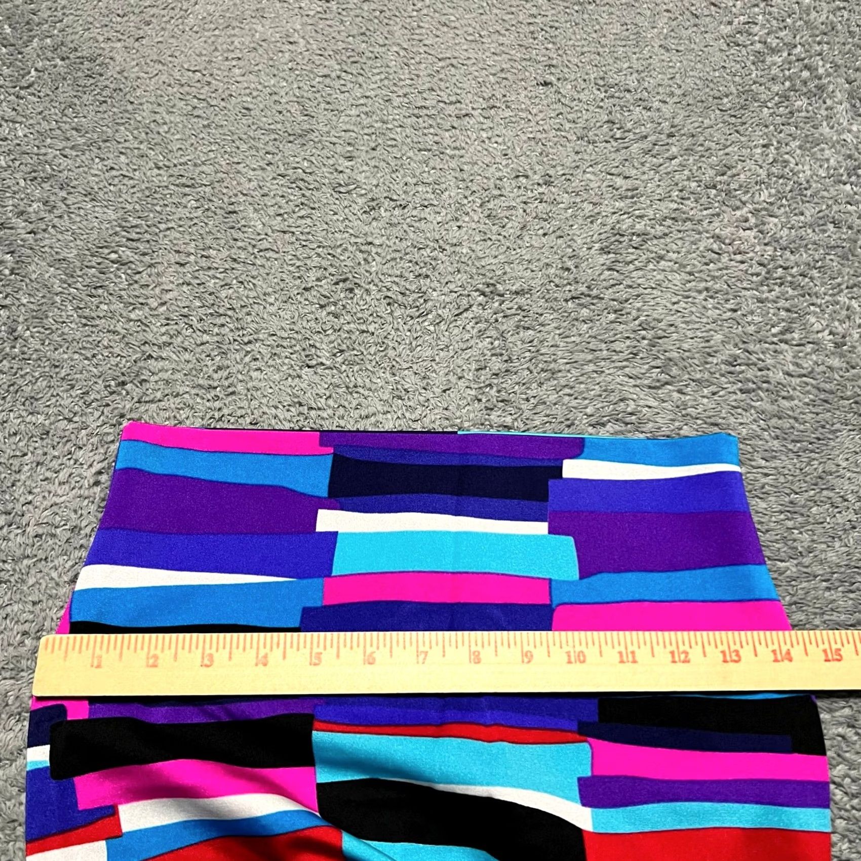 Pinko K-DEER Leggings Cropped Womens Large Pink Athletic Athleisure Workout Patterned Size 36" / US 14 / IT 50 - 5 Thumbnail