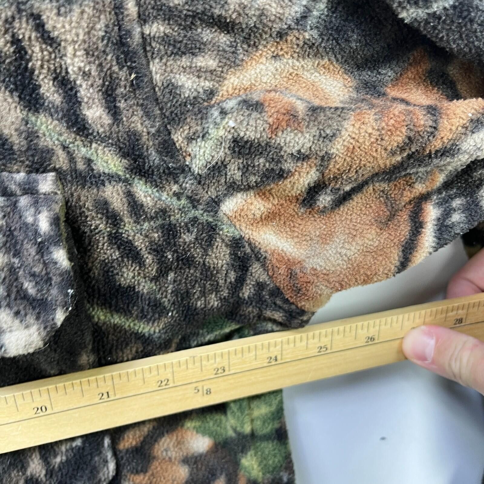 Vintage Vintage Real Tree Camo Fleece Button Up Sweater Large Size US L / EU 52-54 / 3 - 6 Thumbnail