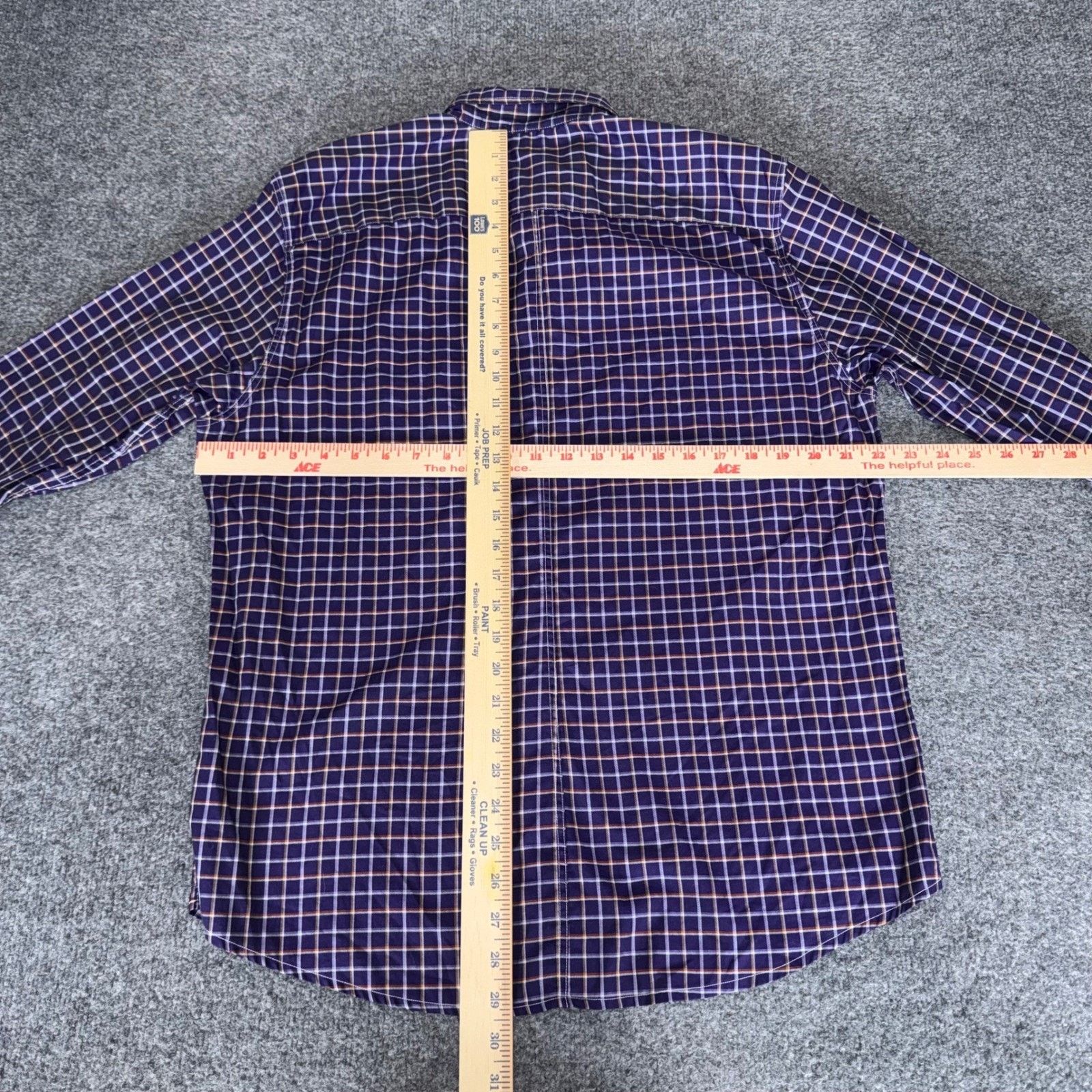Frank & Eileen Frank & Eileen Paul Shirt Mens Large Purple Plaid Button Up Size US L / EU 52-54 / 3 - 4 Thumbnail