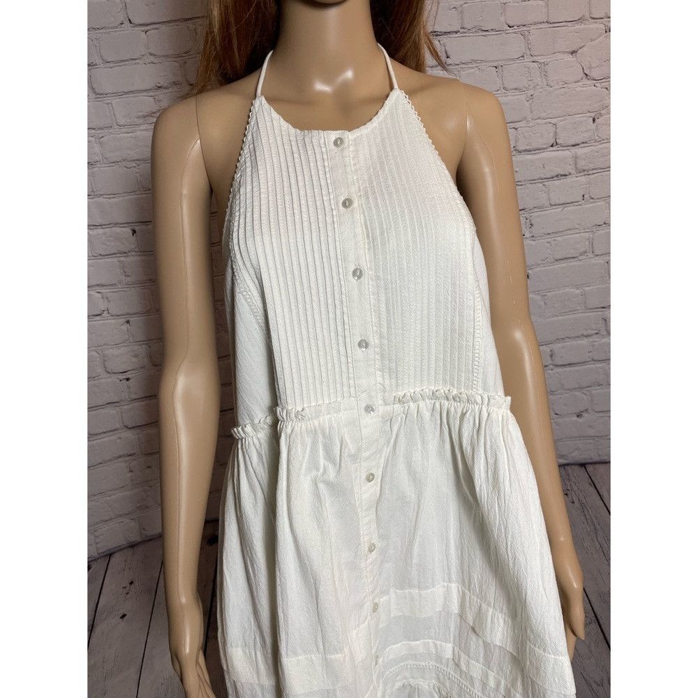 Free People NWT New $128 Free People Desert Days Sleeveless White Minid Size L / US 10 / IT 46 - 9 Thumbnail