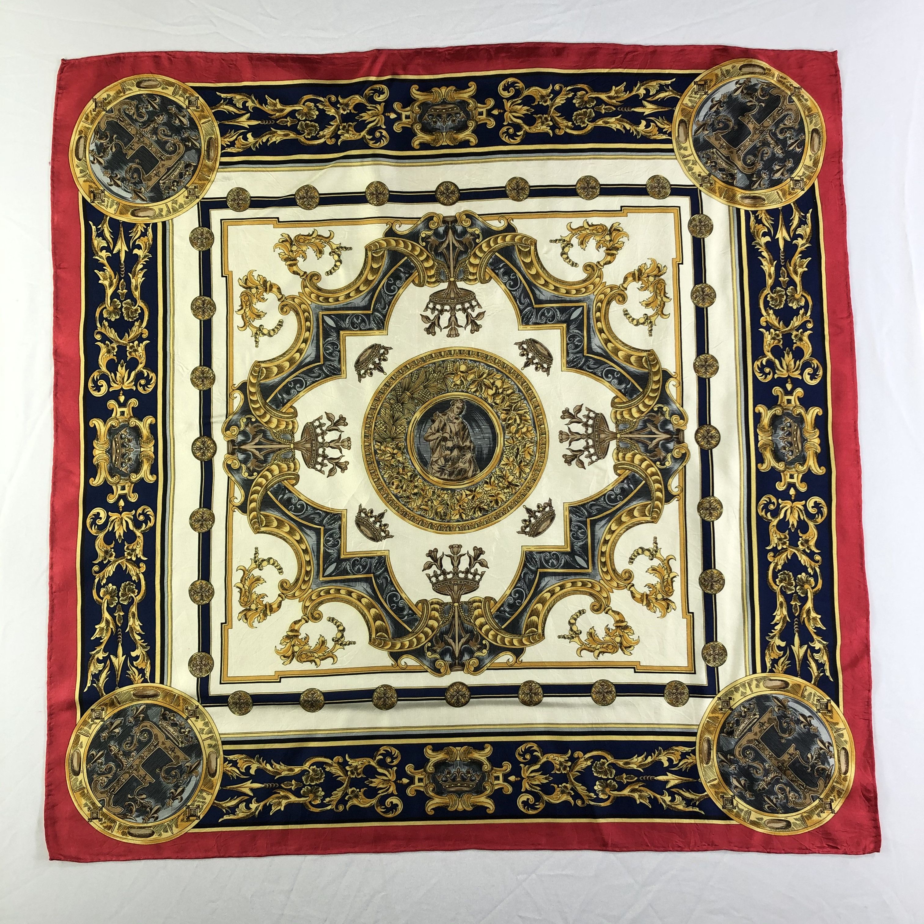 Vintage Vintage Silk Scarf Size ONE SIZE - 2 Thumbnail