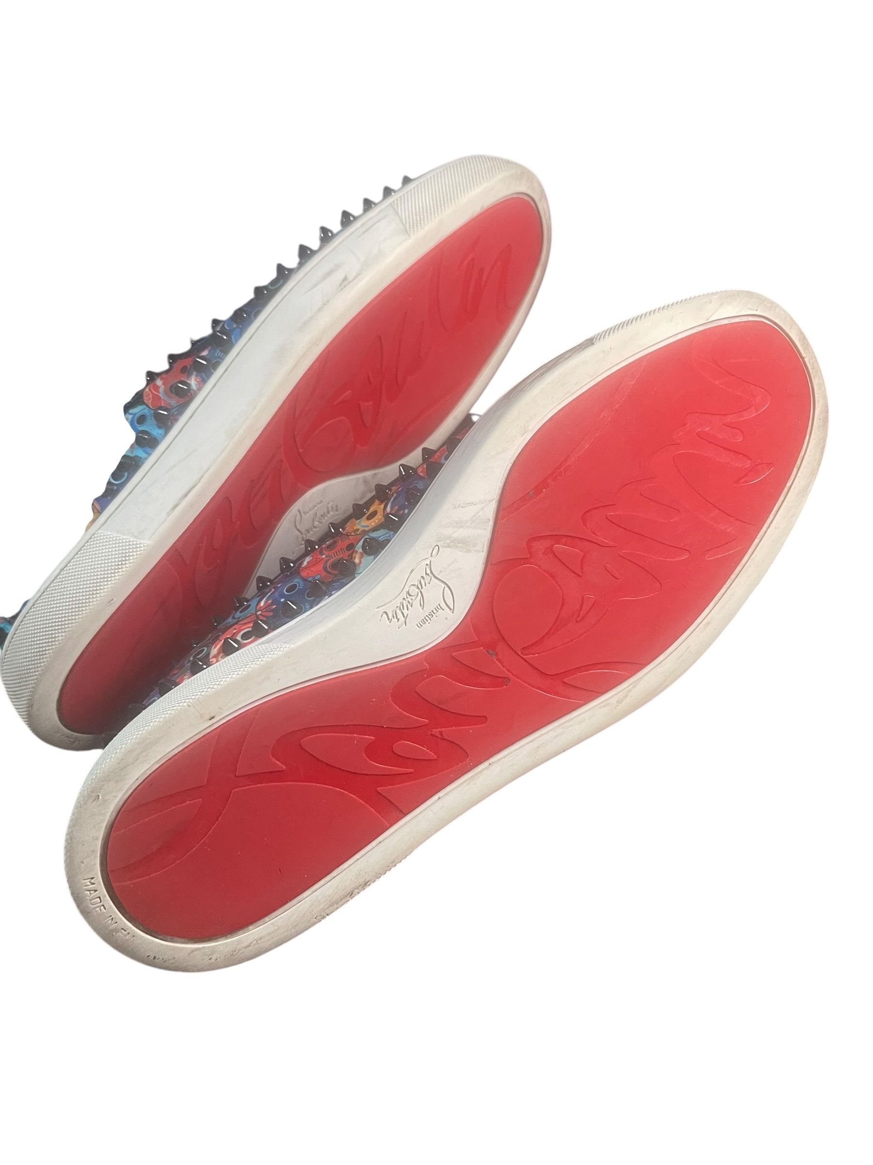 Christian Louboutin Christian Louboutin Roller Boat Skull Spikes Slip-On SZ 44 Size US 10.5 / EU 43-44 - 9 Thumbnail