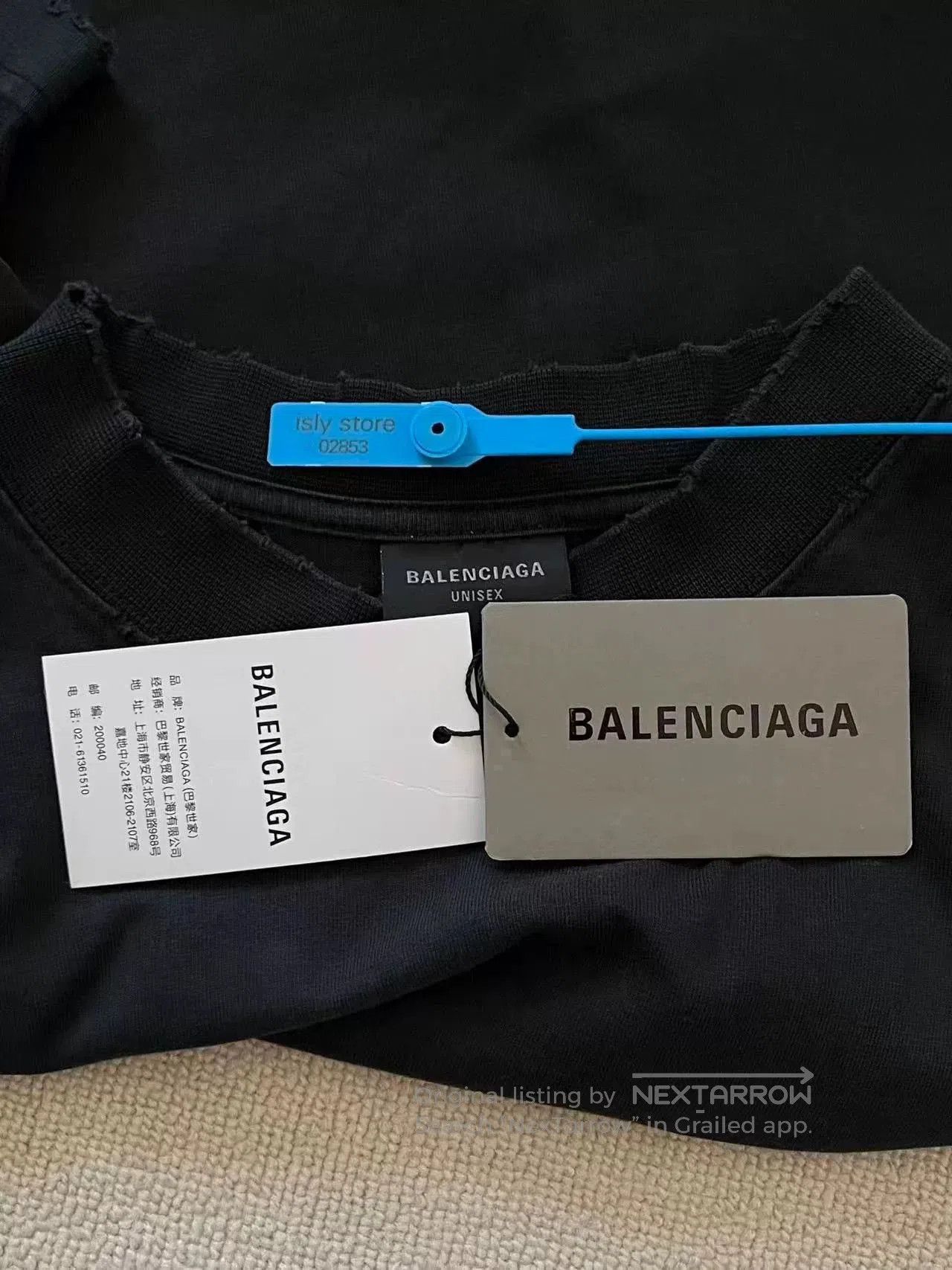 Balenciaga Balenciaga Letter Print Loose Short-Sleeve T-Shirt. Size US M / EU 48-50 / 2 - 5 Thumbnail
